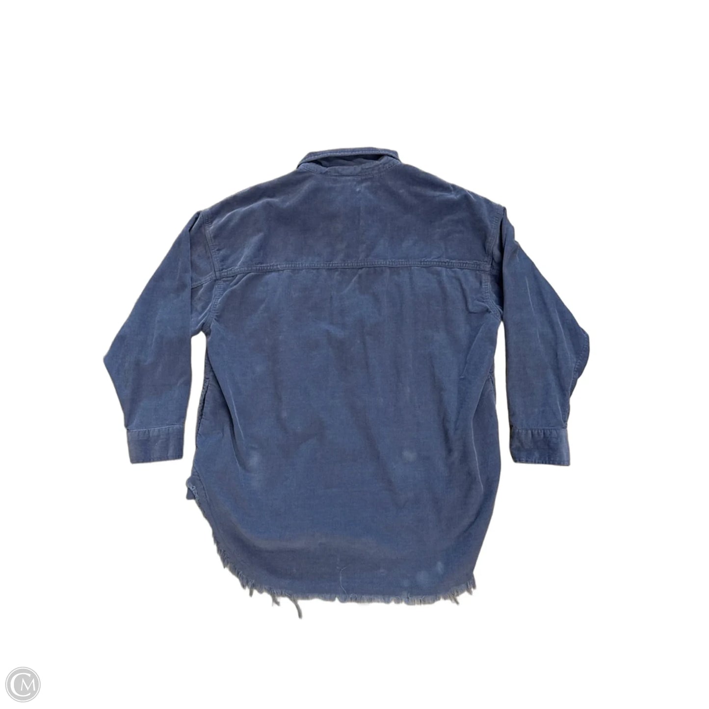 Top Long Sleeve By Offline In Blue, Size: M