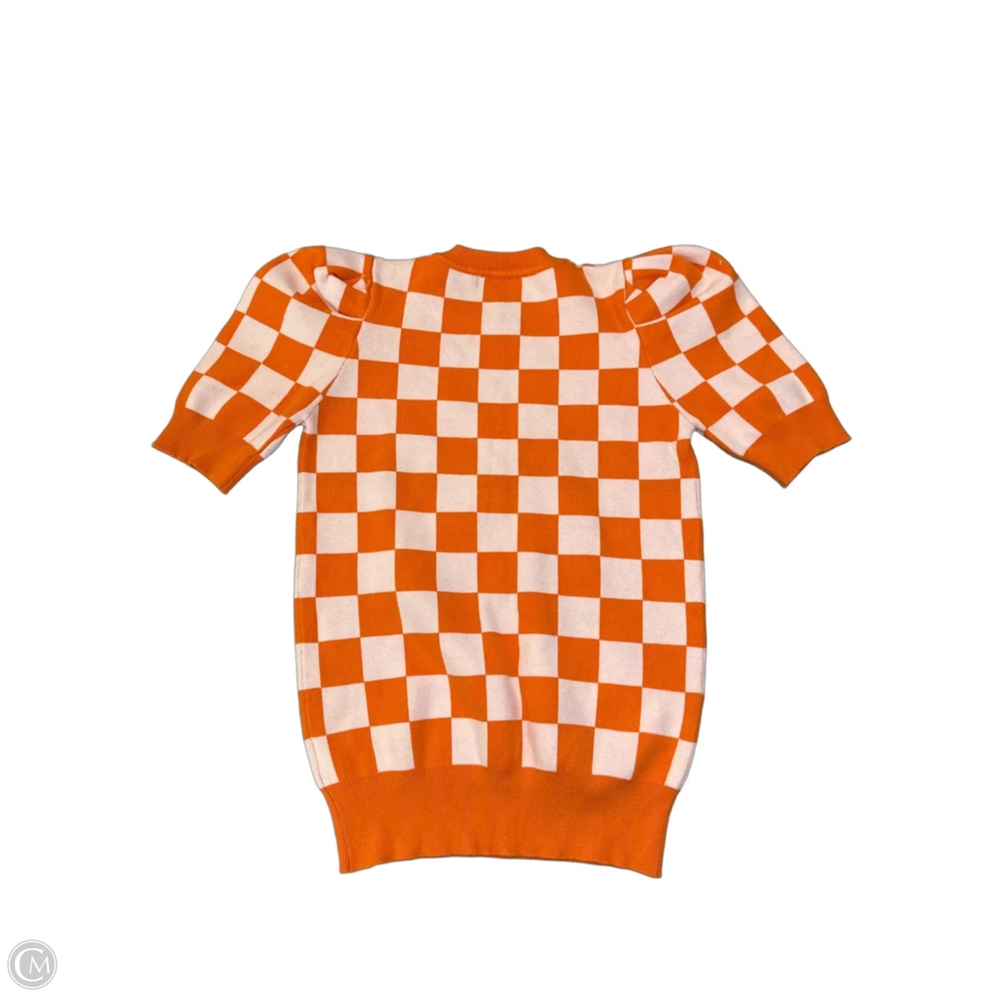 Sweater Short Sleeve By Vine & Love In Orange, Size: S
