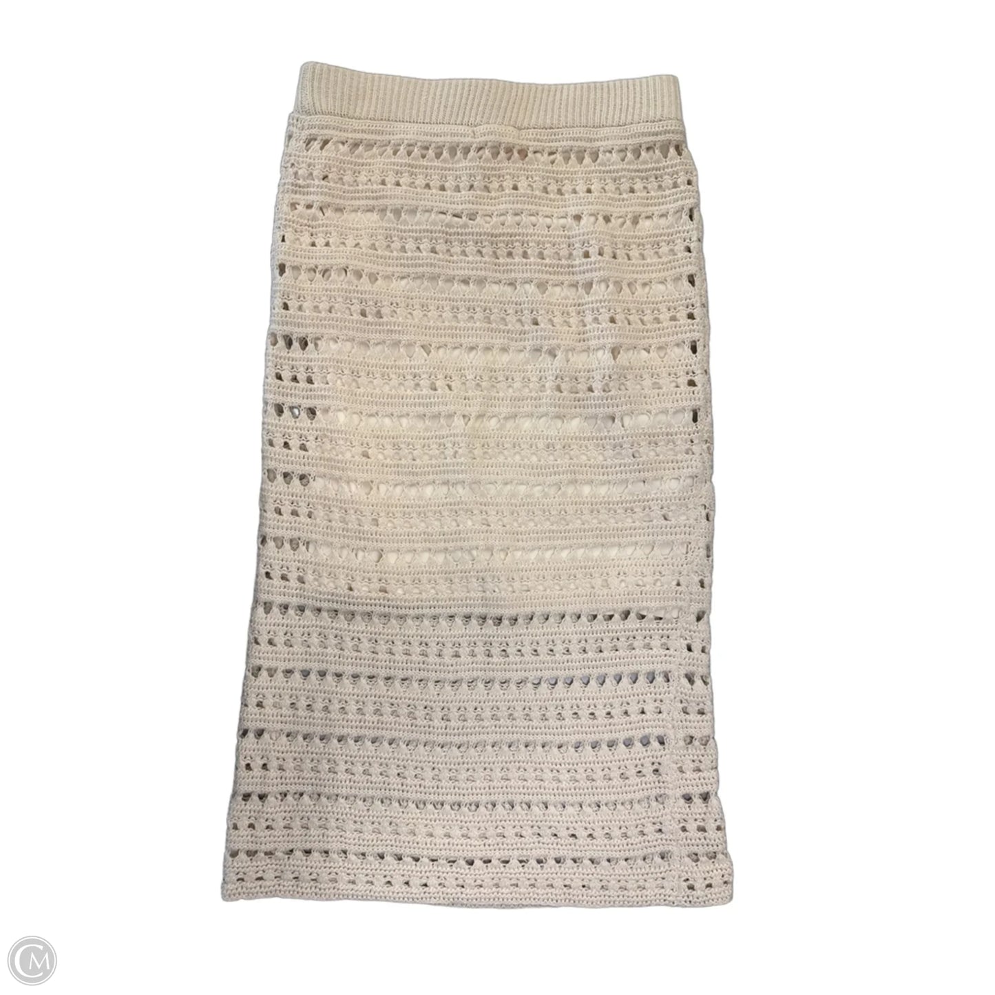Skirt Midi By Blu Pepper In Cream, Size: M