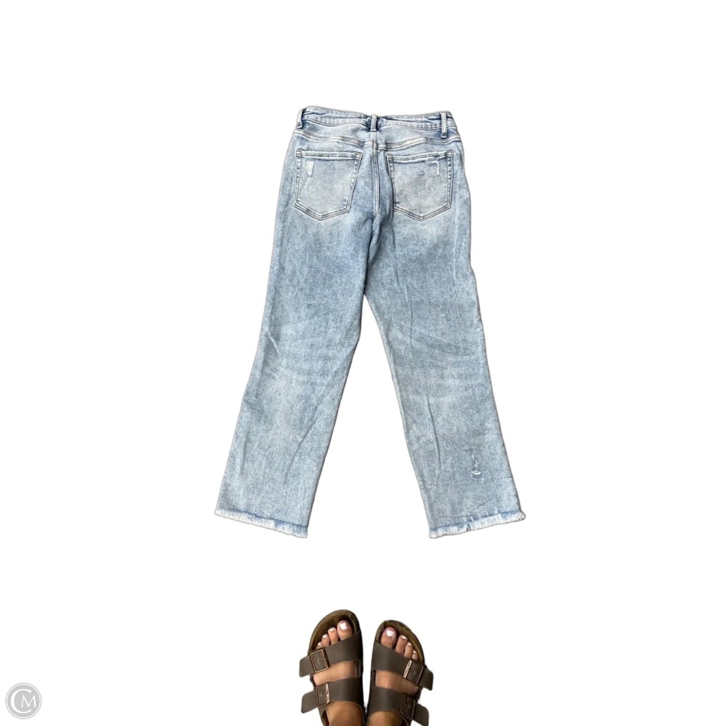 Jeans Straight By Vervet In Blue Denim, Size: 6