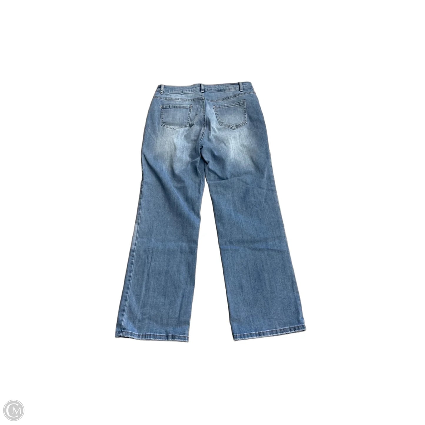 Jeans Wide Leg By Charlie B In Blue Denim, Size: 12