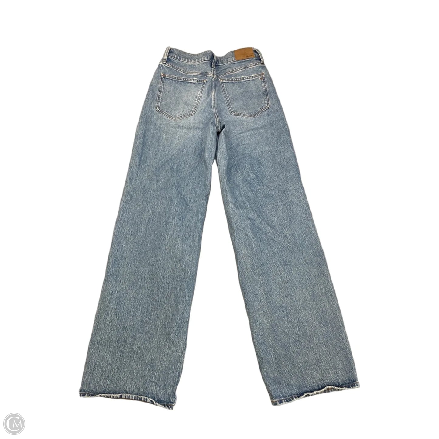 Jeans Wide Leg By Madewell In Blue Denim, Size: 4
