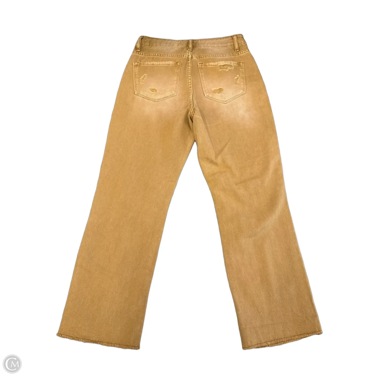 Jeans Straight By Vervet In Brown Denim, Size: 2
