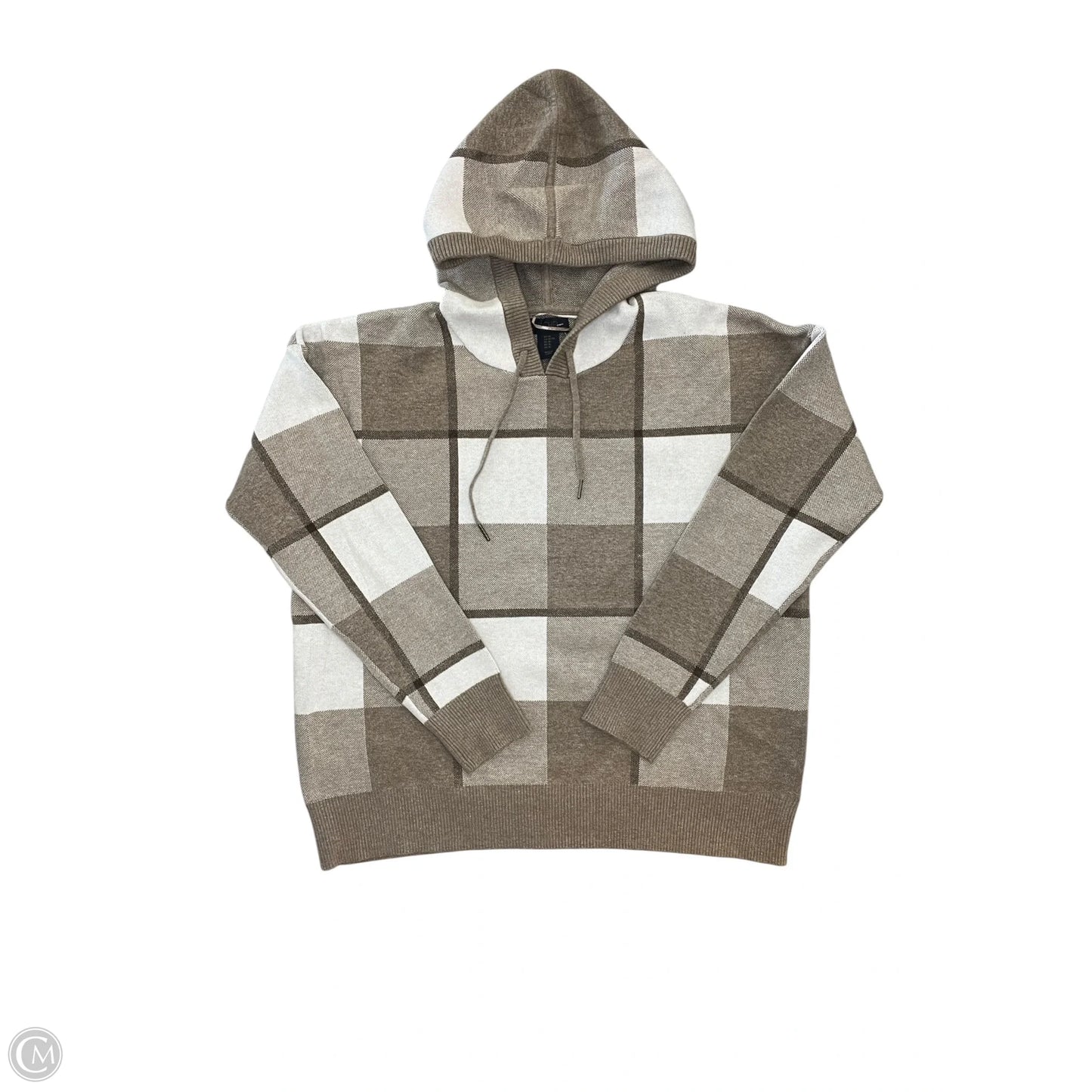 Sweatshirt Hoodie By Rachel Roy In Brown, Size: Xl