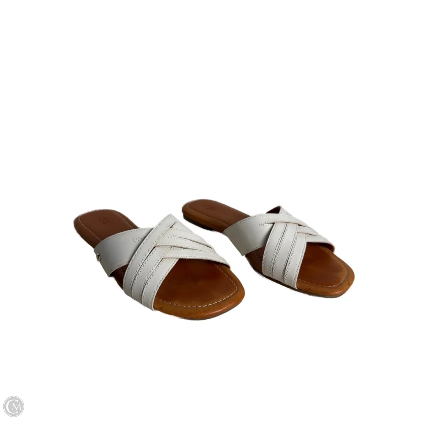 Sandals Designer By Ugg In White, Size: 10