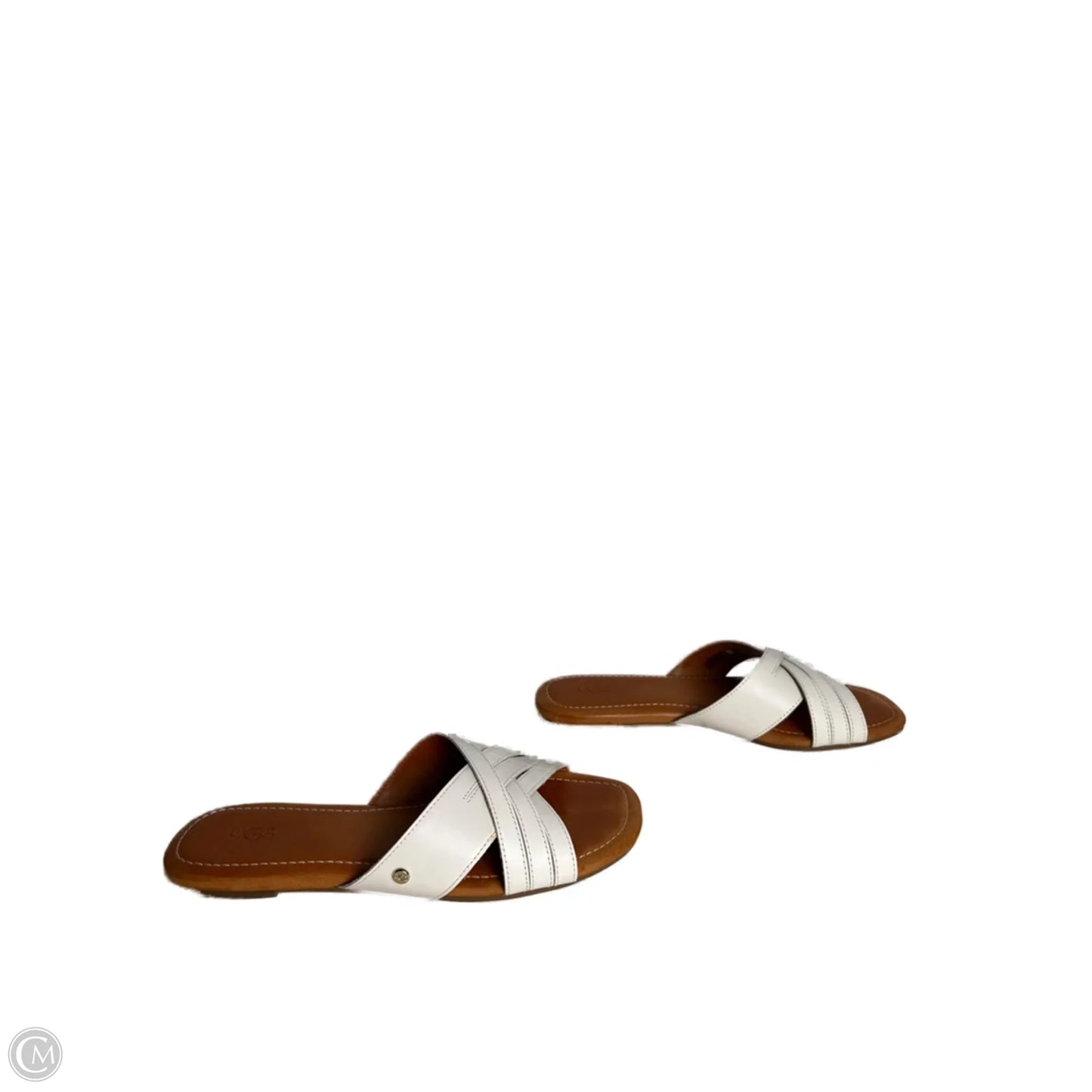 Sandals Designer By Ugg In White, Size: 10