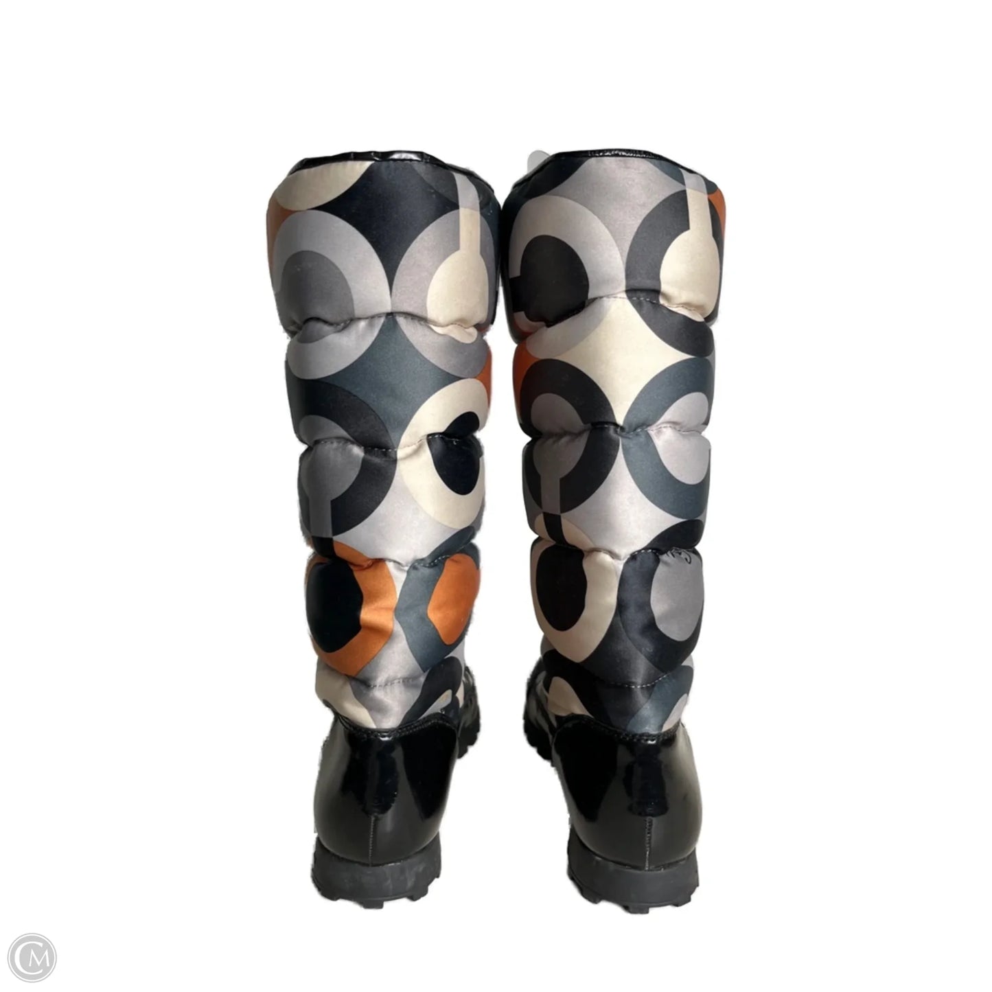 Boots Designer By Coach In Multi-colored, Size: 7