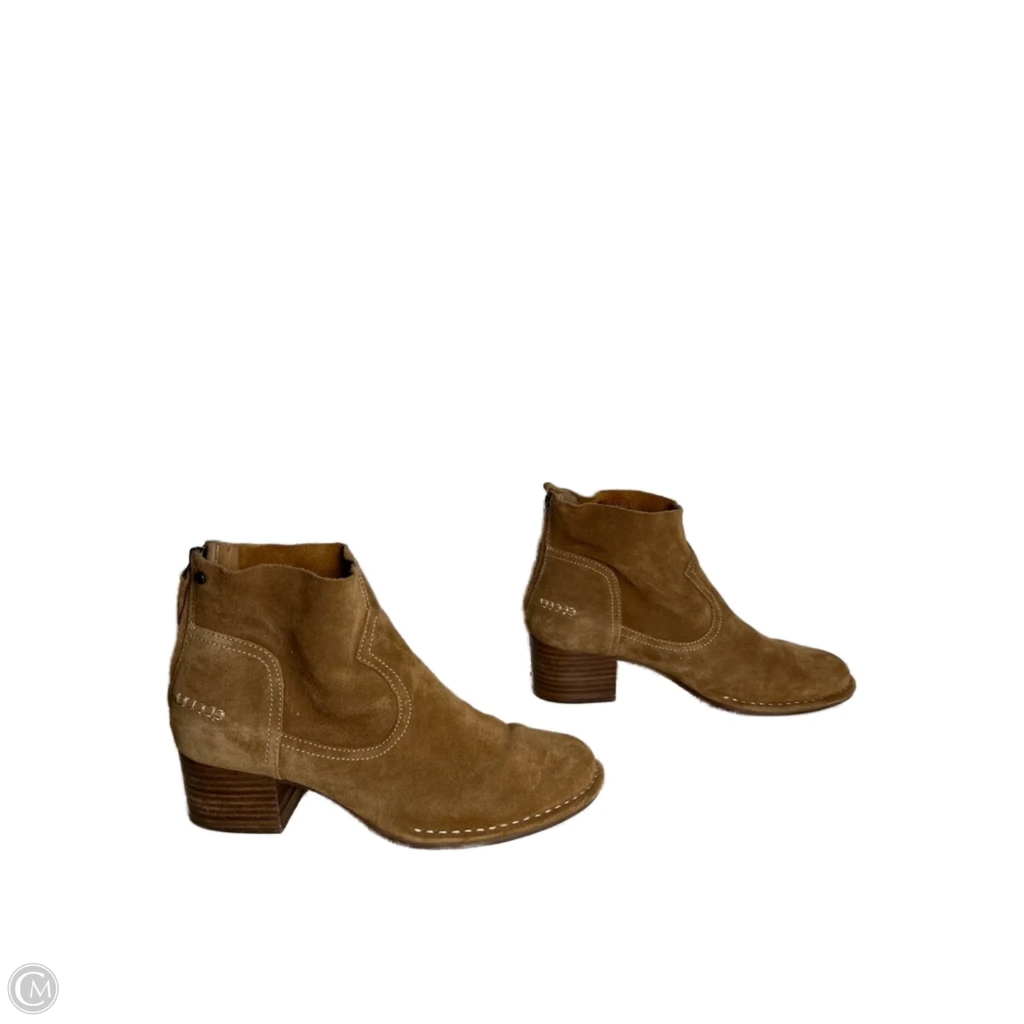 Boots Designer By Ugg In Brown, Size: 8