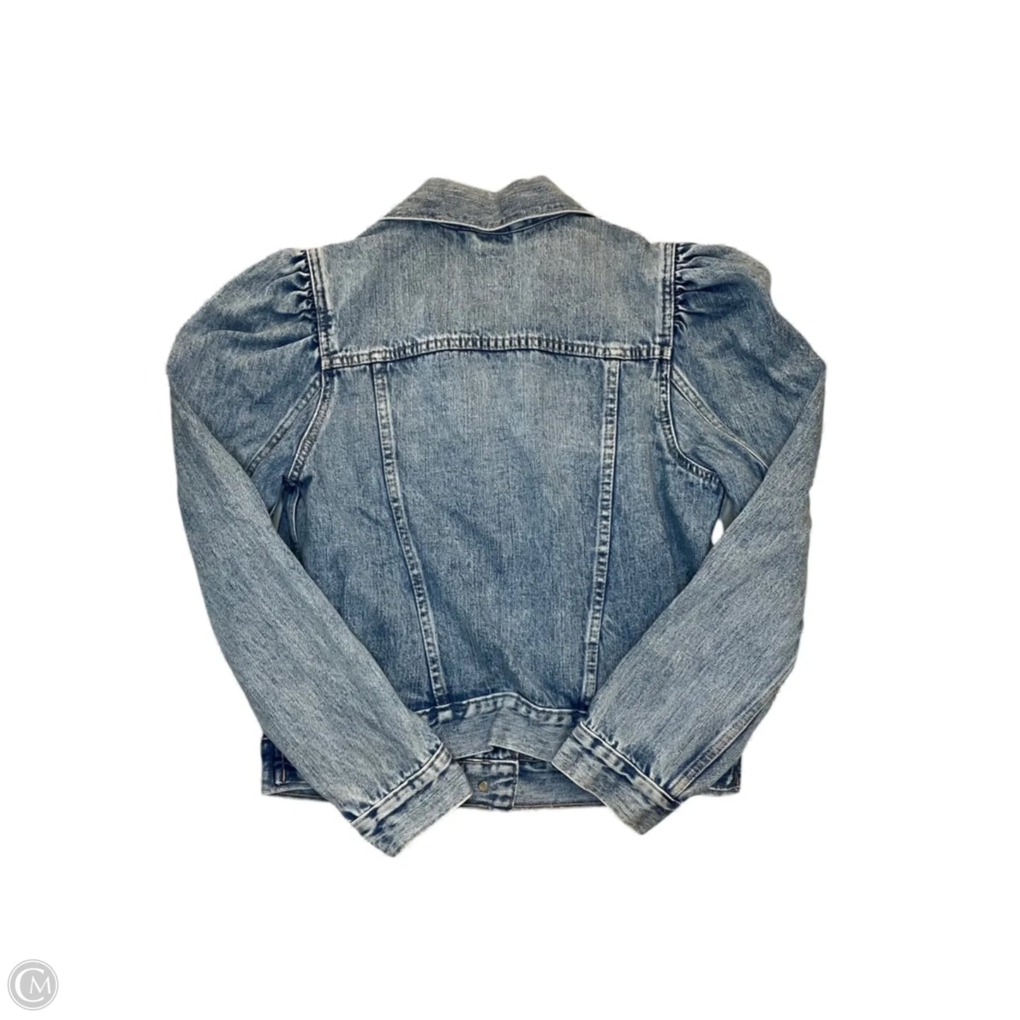 Jacket Denim By Gap In Blue Denim, Size: S
