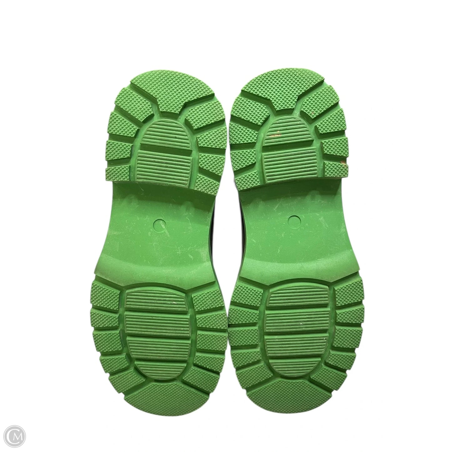 Boots Mid-calf Flats By Azalea Wang In Black & Green, Size: 6.5