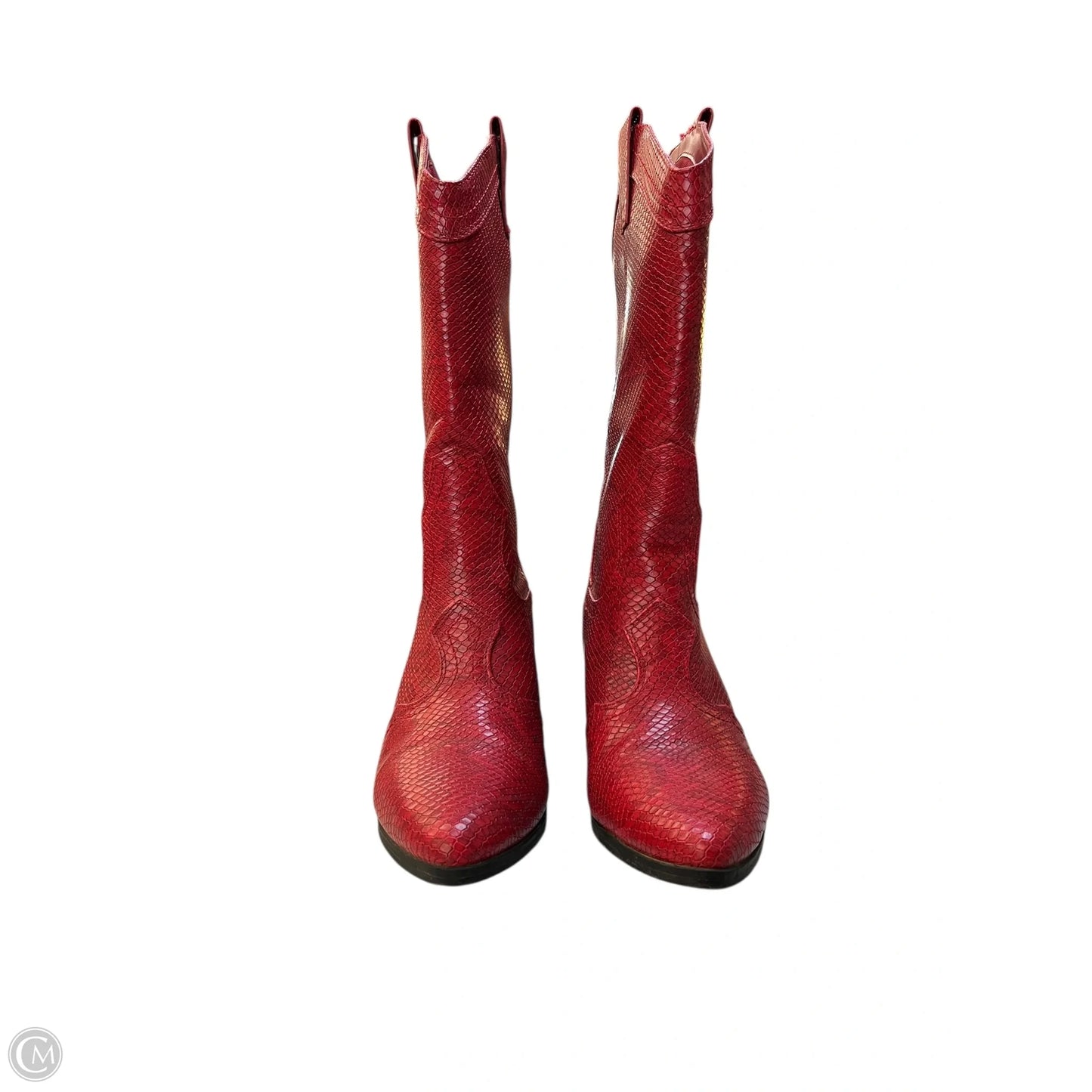 Boots Western By Soda In Red, Size: 9