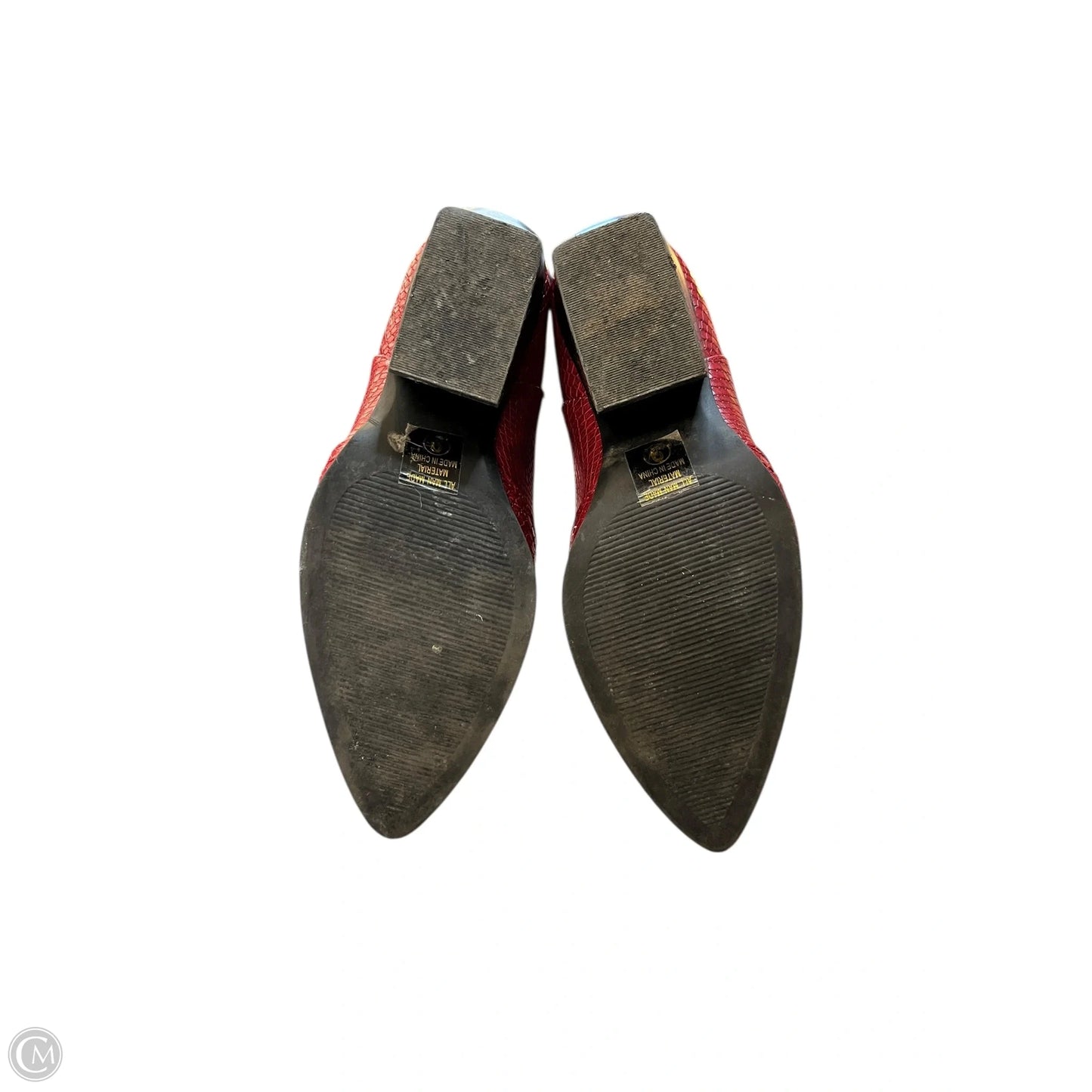 Boots Western By Soda In Red, Size: 9