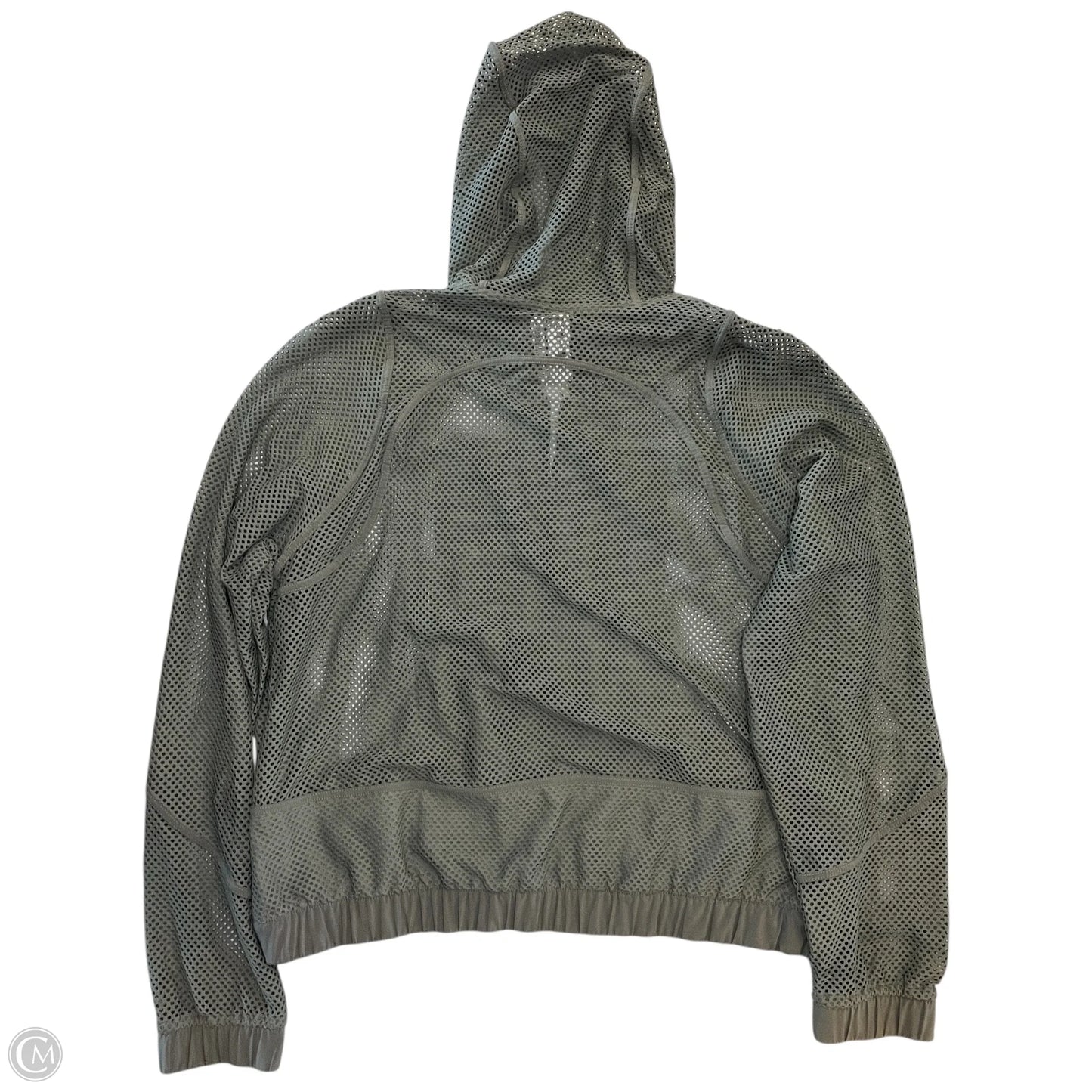 Athletic Jacket By Lululemon In Green, Size: M