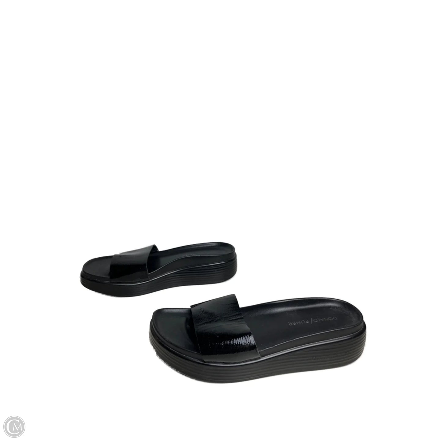 Sandals Flats By Donald Pliner In Black, Size: 6