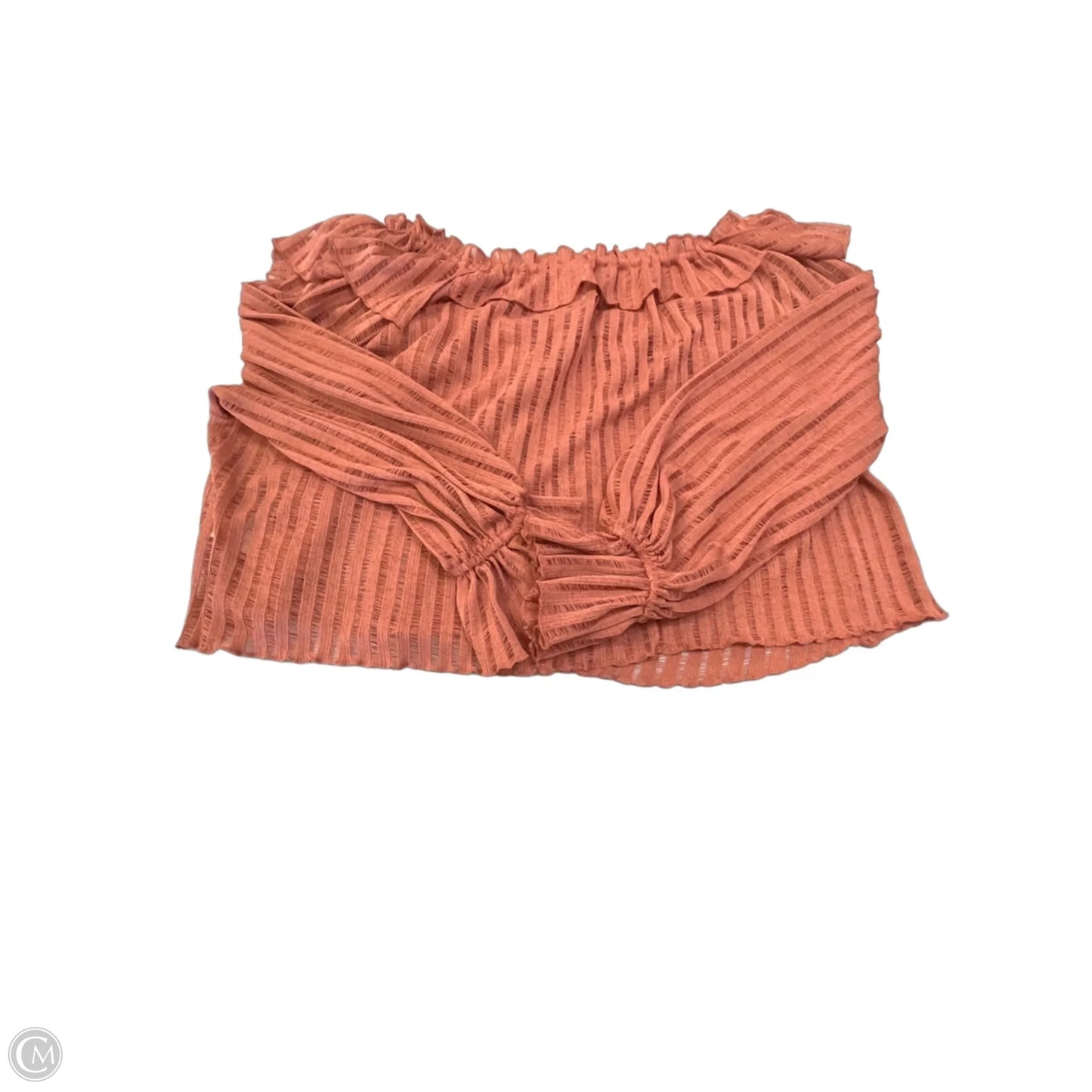 Top Long Sleeve By Anthropologie In Mauve, Size: Xxs