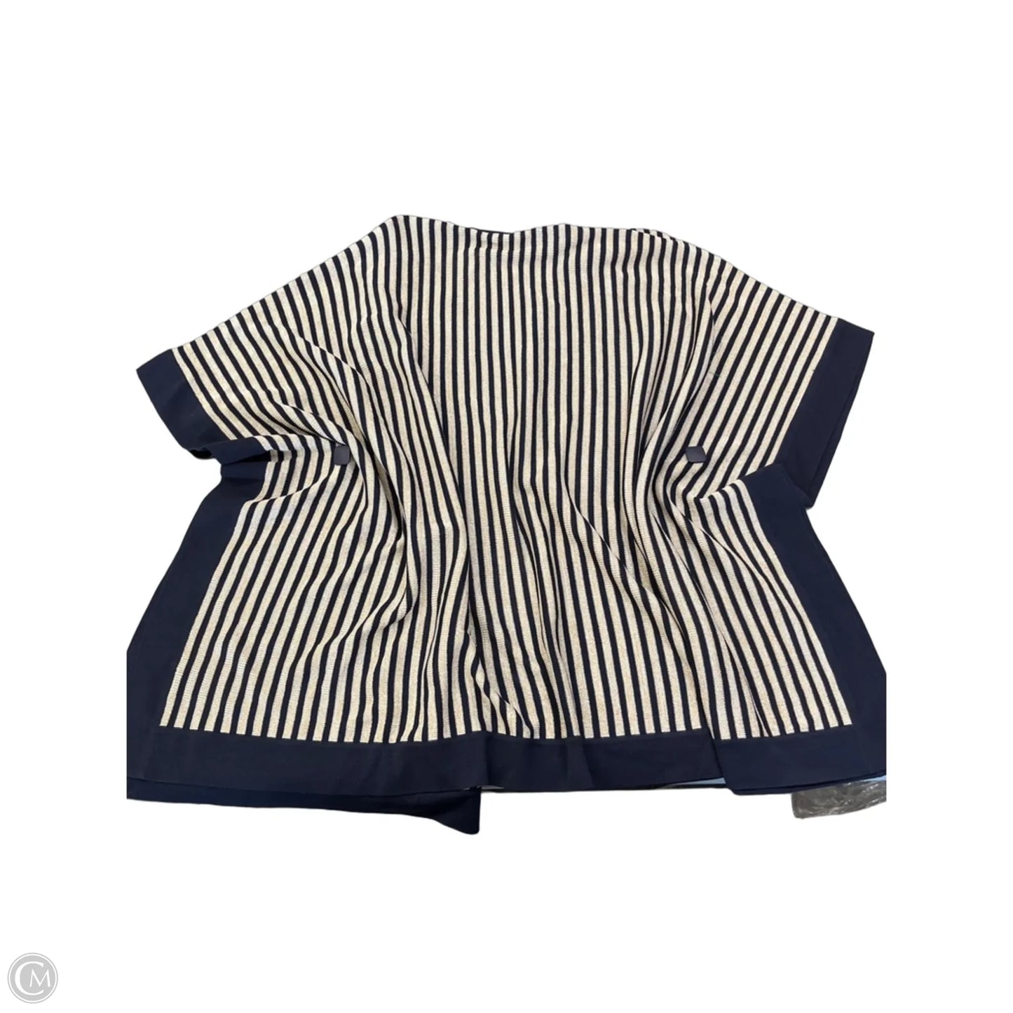 Cardigan By Misook In Blue & Gold, Size: S