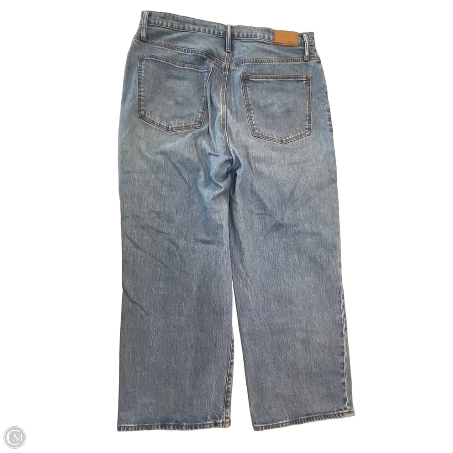 Jeans Cropped By Madewell In Blue Denim, Size: 14