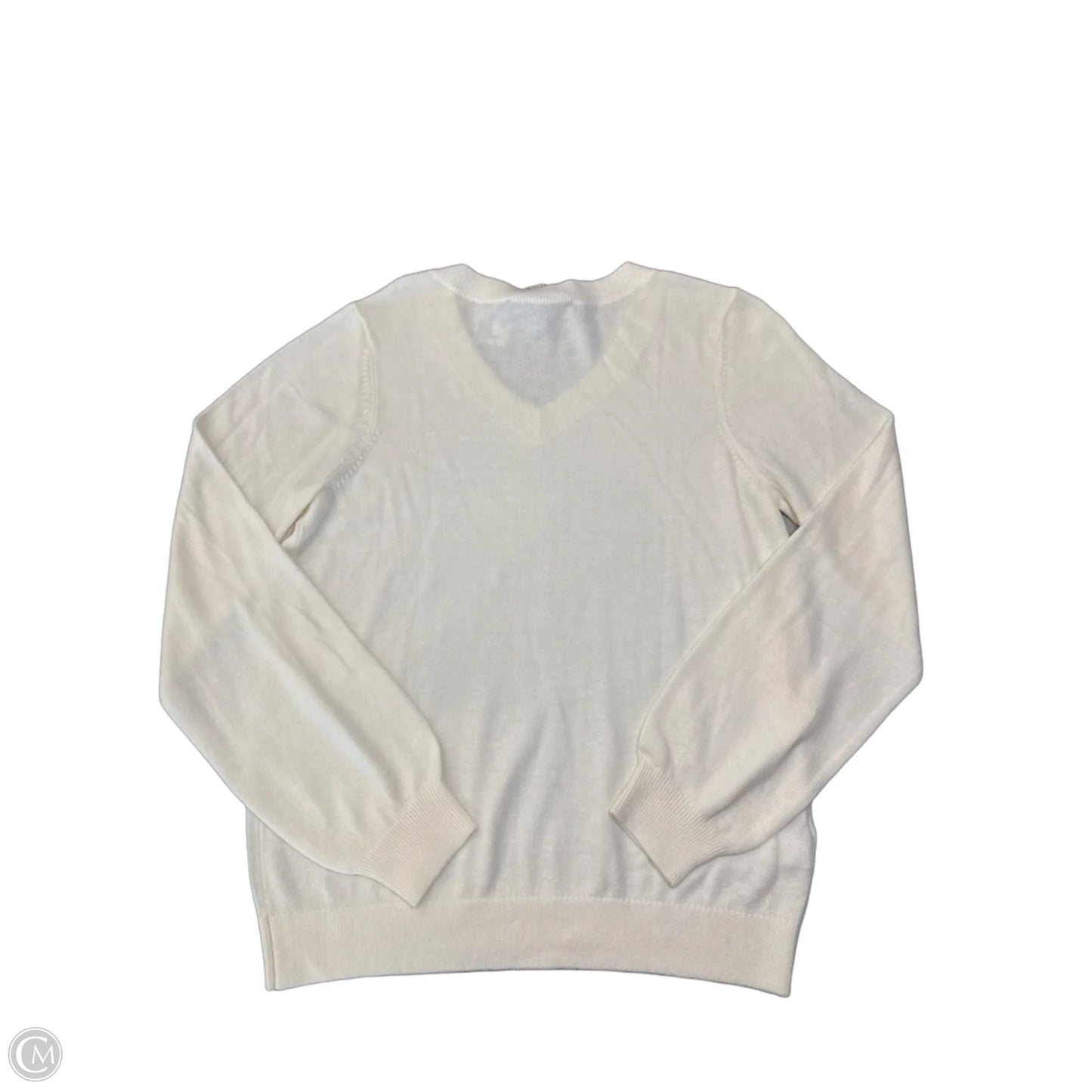 Sweater By Loft In Cream, Size: M