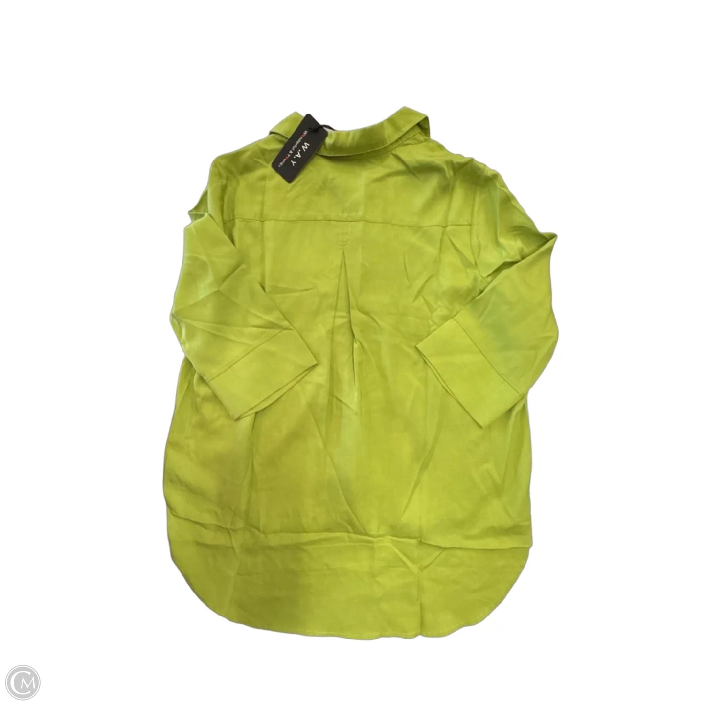 Top 3/4 Sleeve By Clothes Mentor In Green, Size: Xl