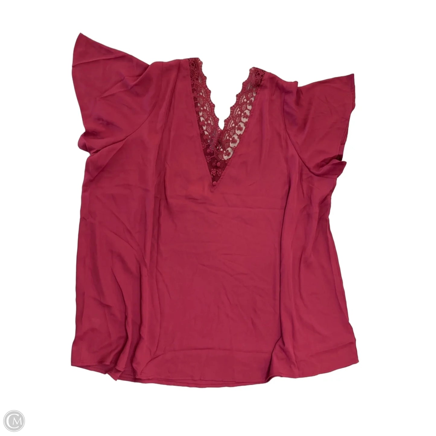 Blouse Short Sleeve By Torrid In Purple, Size: 3x