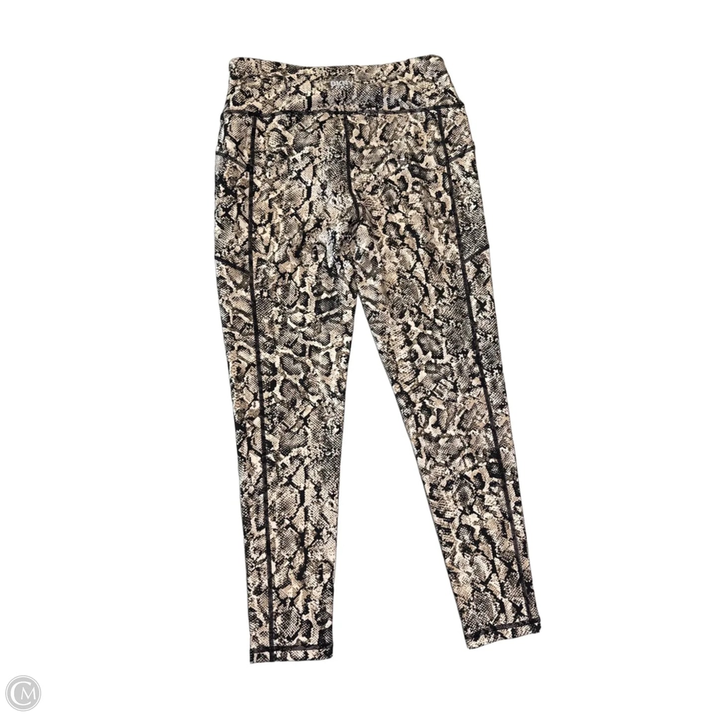 Athletic Leggings By Dkny In Animal Print, Size: M