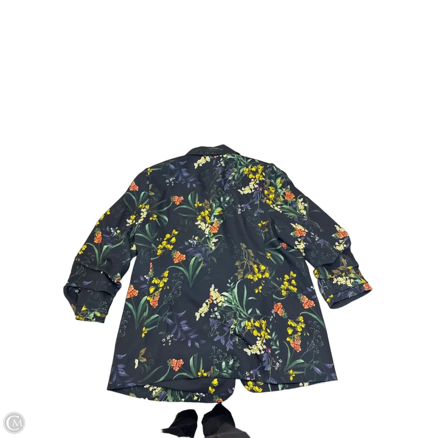 Blouse 3/4 Sleeve By Chicos In Black, Size: L