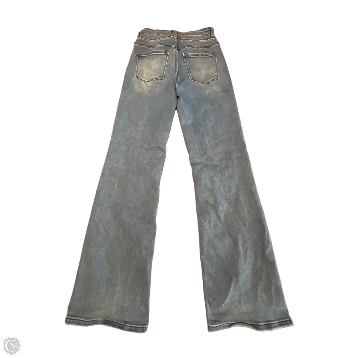 Jeans Wide Leg By Kancan In Blue Denim, Size: 6