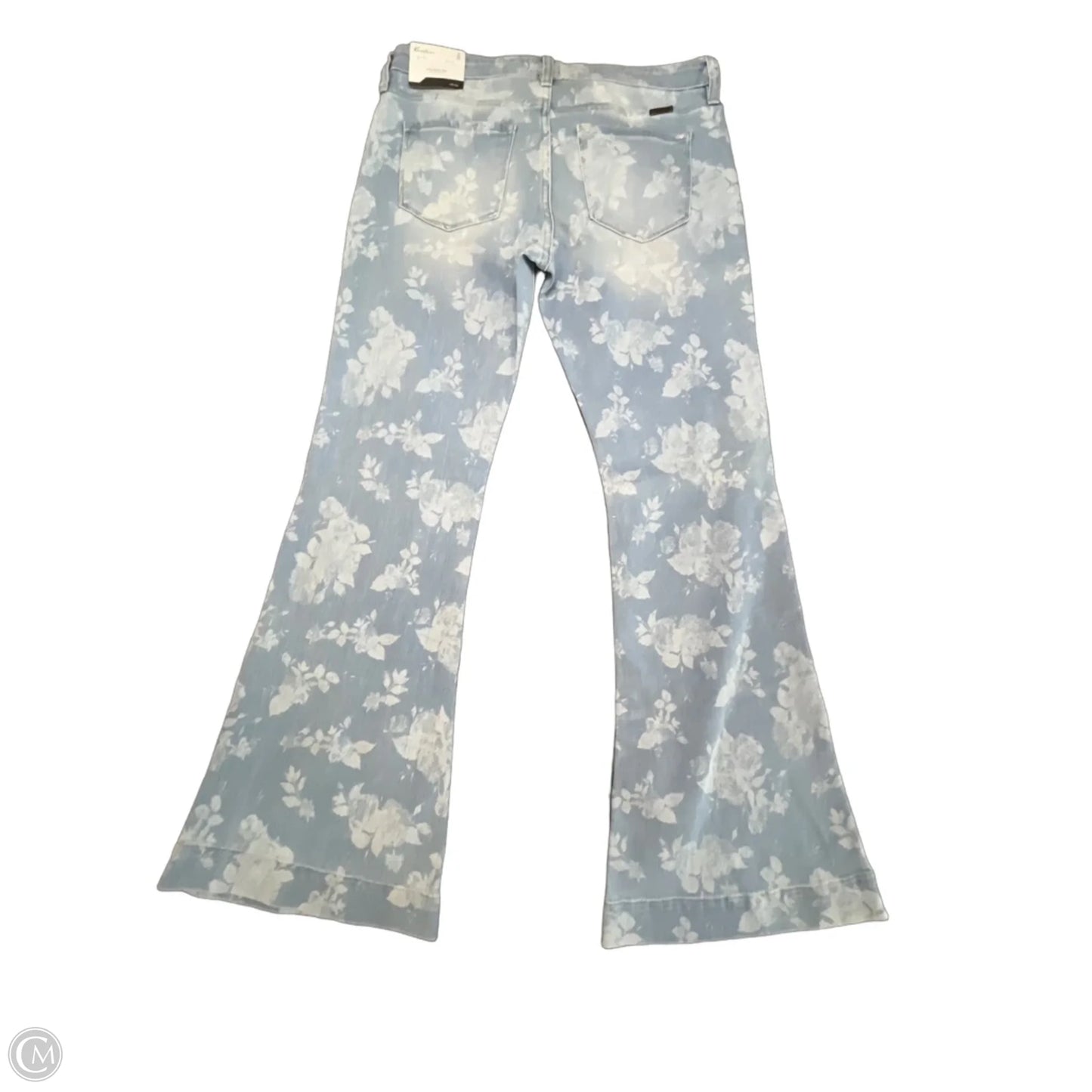 Jeans Flared By Kancan In Blue Denim, Size: 8