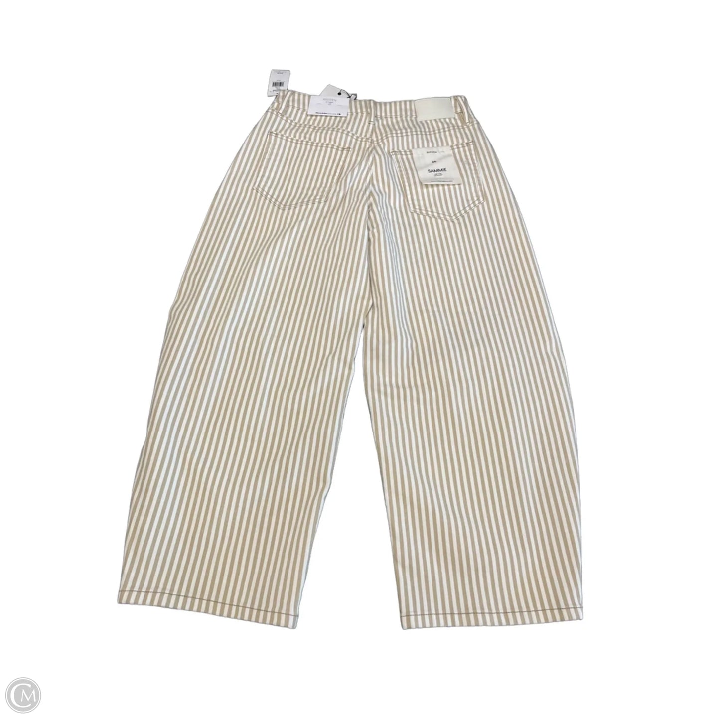 Jeans Wide Leg By Hidden In Striped Pattern, Size: 2