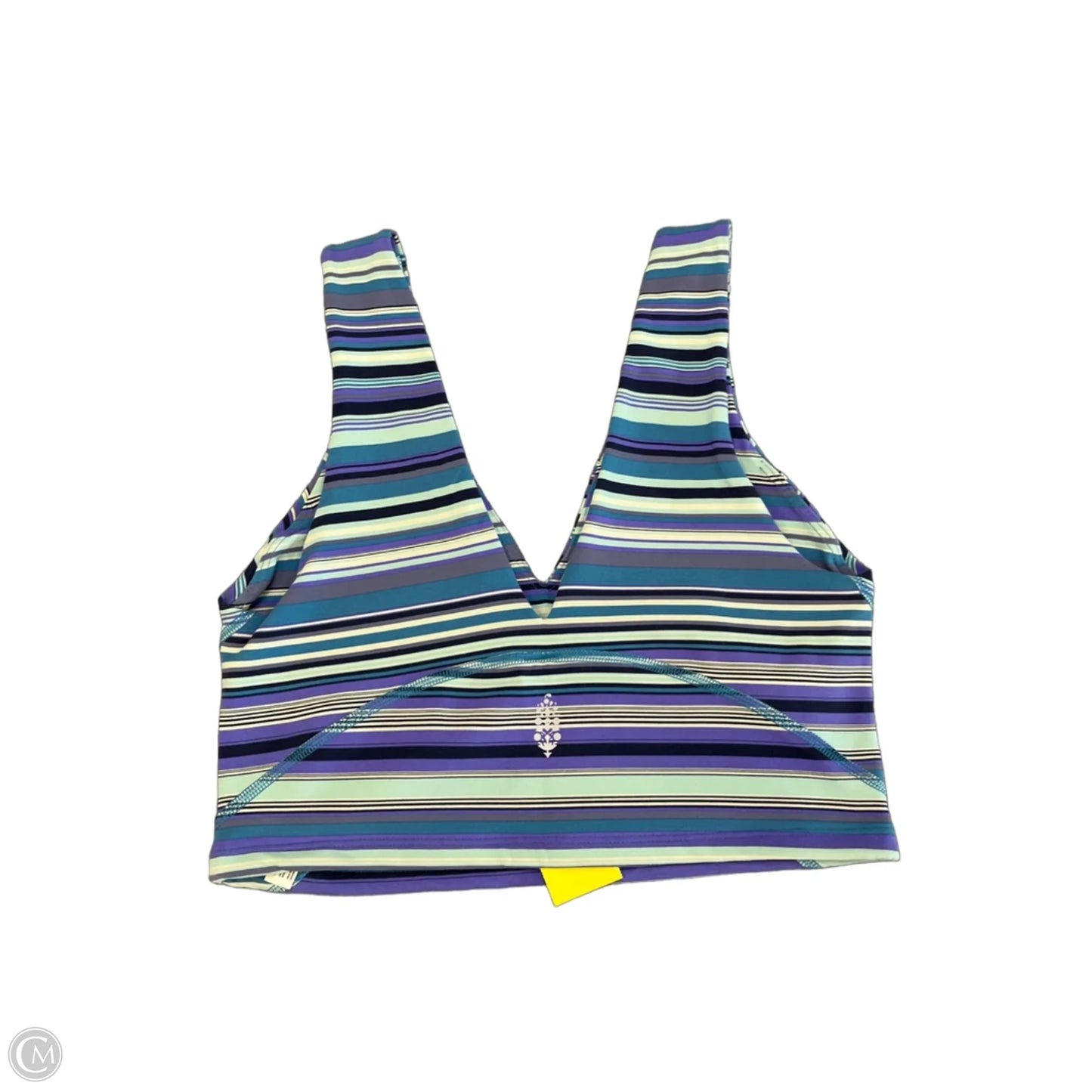 Athletic Bra By Free People In Striped Pattern, Size: S