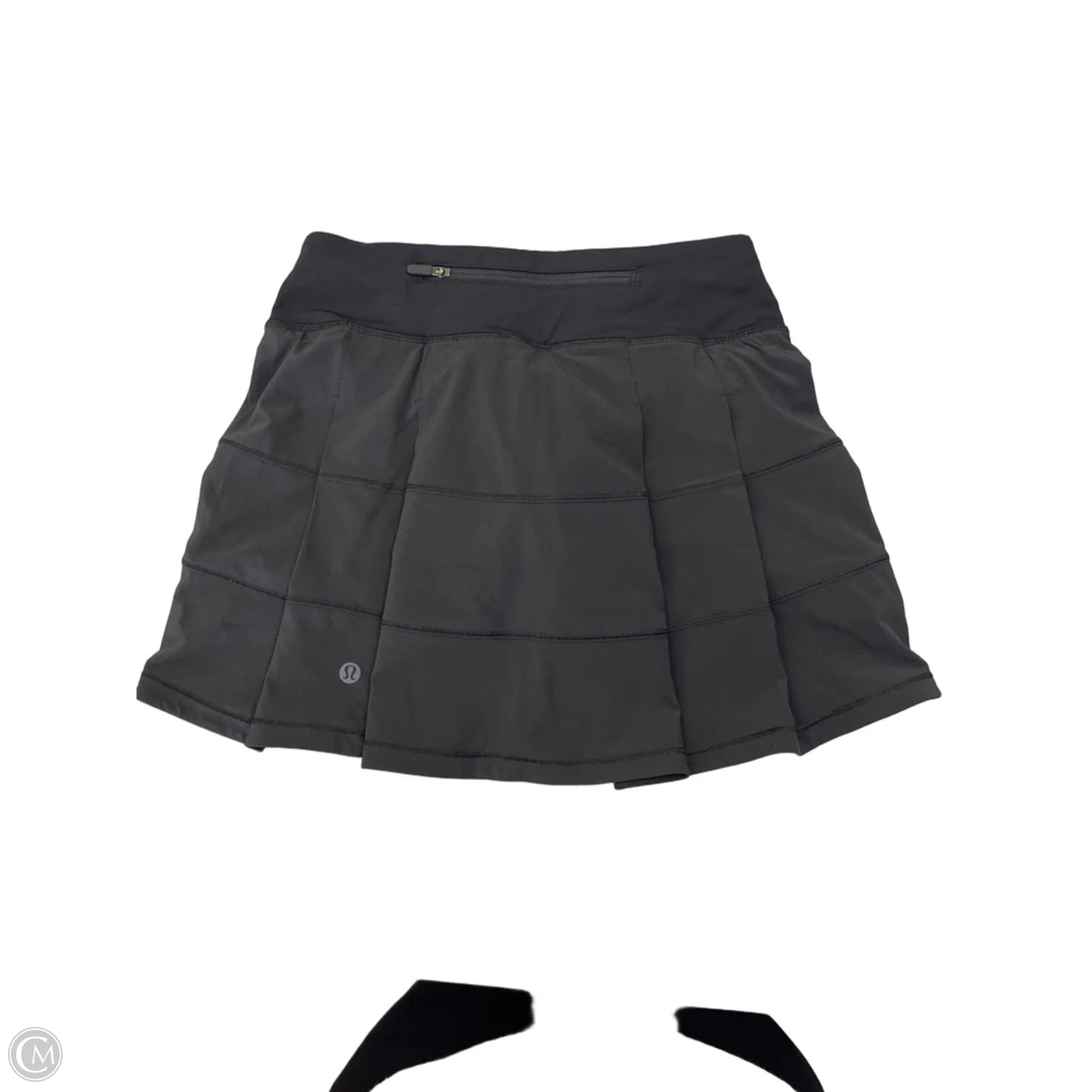 Athletic Skort By Lululemon In Black, Size: Xs