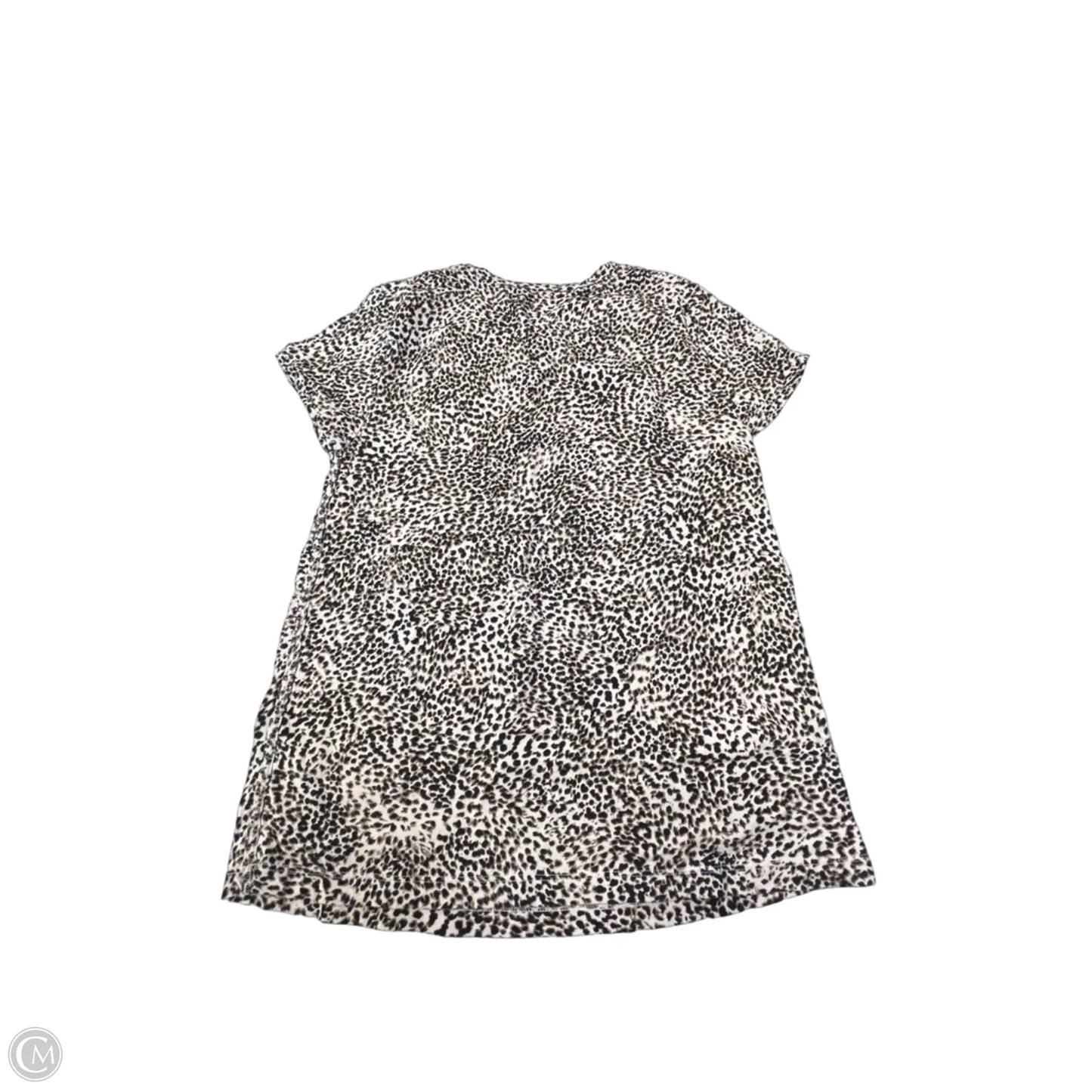 Top Short Sleeve Basic By Athleta In Animal Print, Size: S