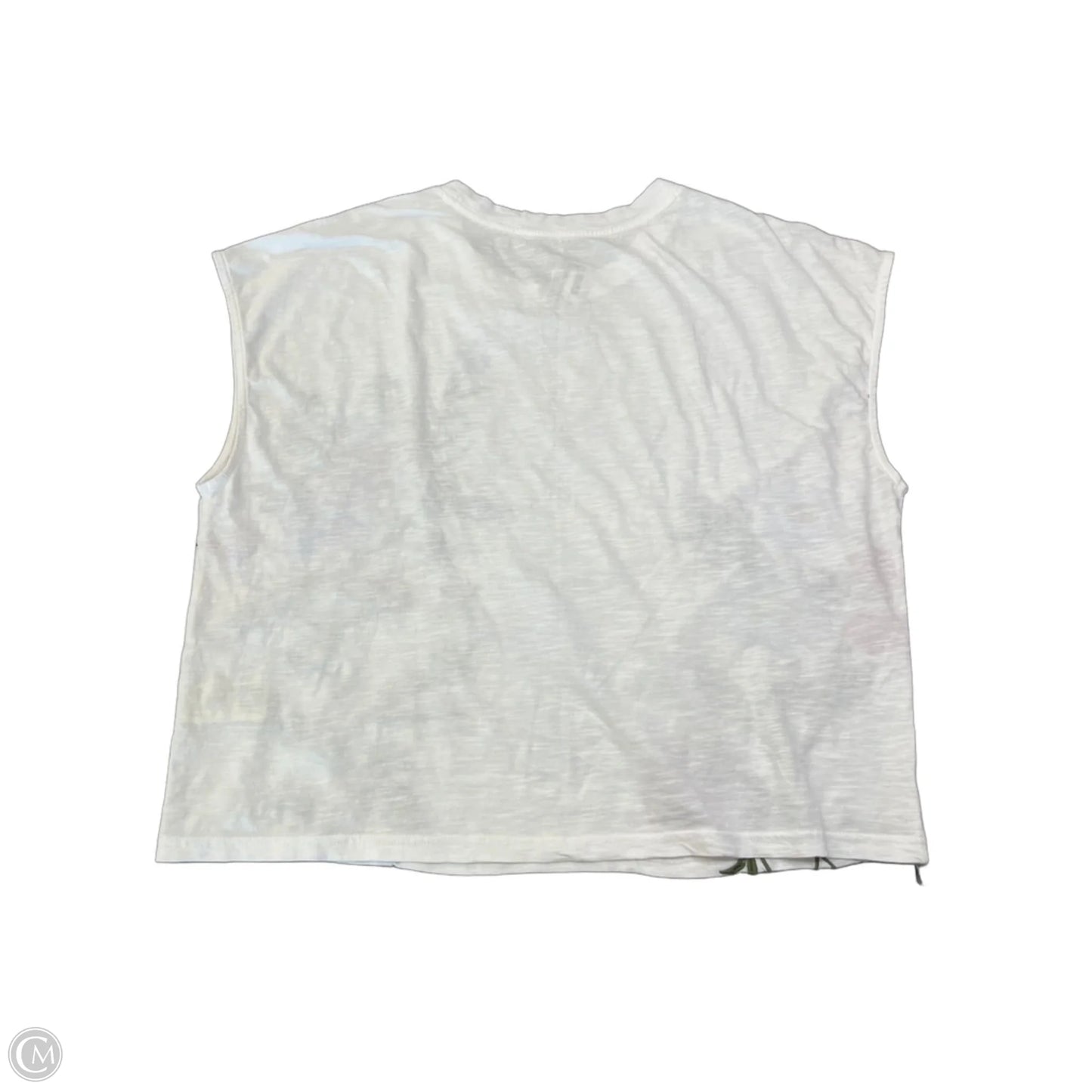 Tank Top By Anthropologie In White, Size: Xl