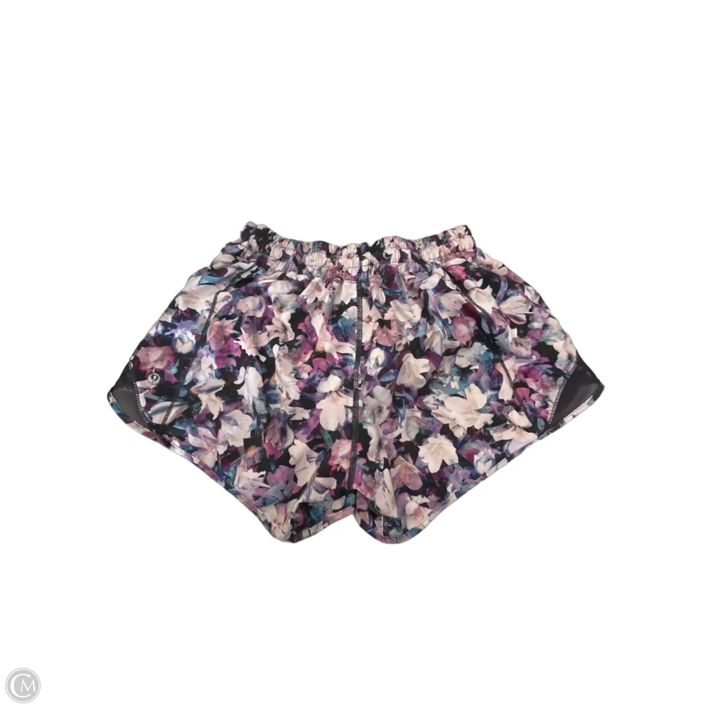Athletic Shorts By Lululemon In Floral Print, Size: Xs