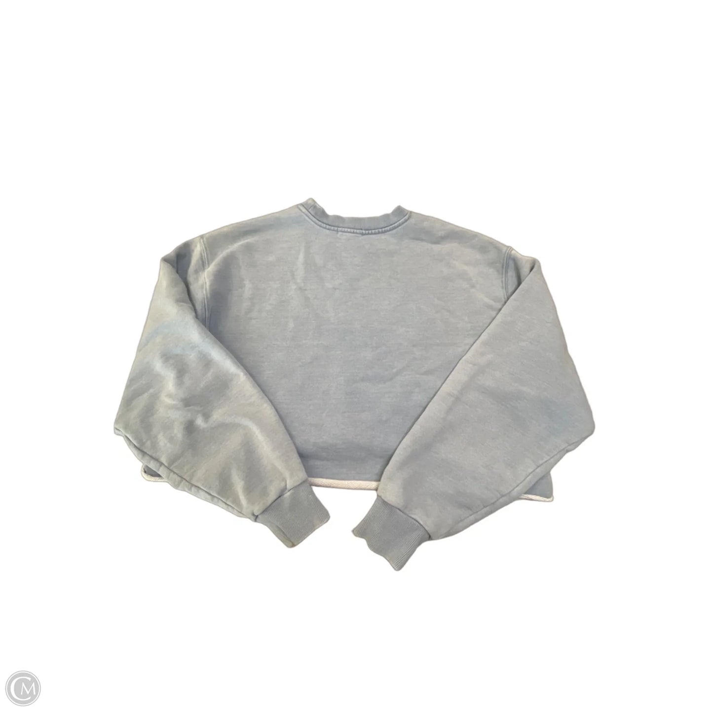 Sweatshirt Crewneck By Good American In Blue, Size: Xs