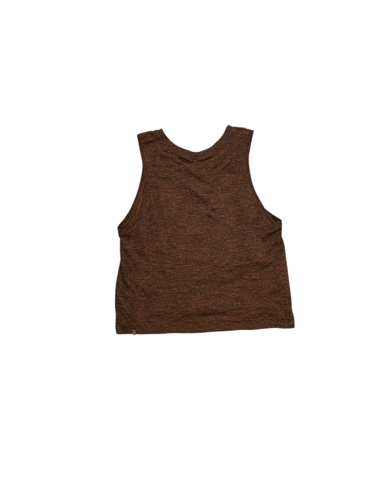 Athletic Tank Top By Lululemon In Orange, Size:M
