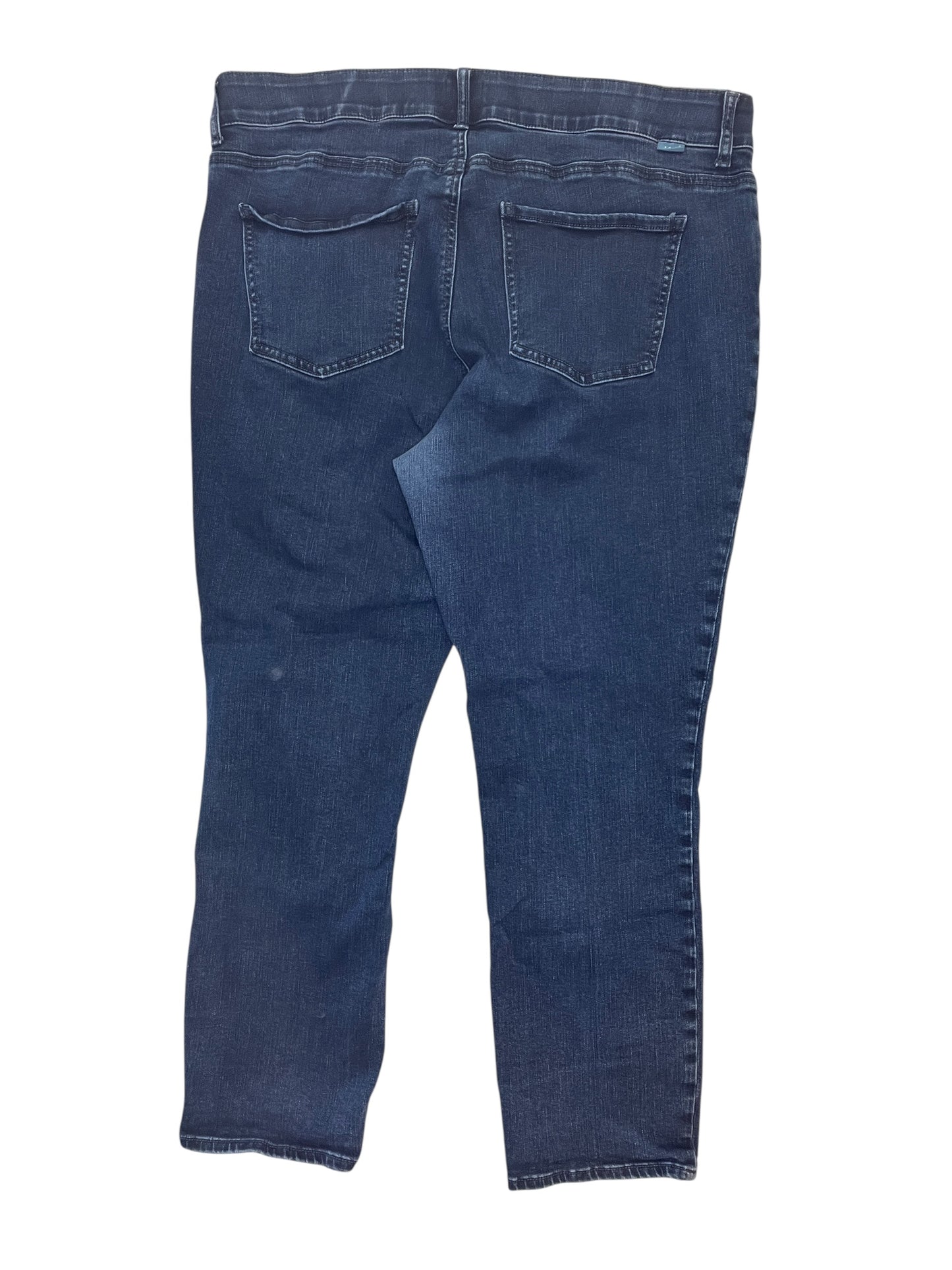 Jeans Skinny By Jag In Blue Denim, Size:18