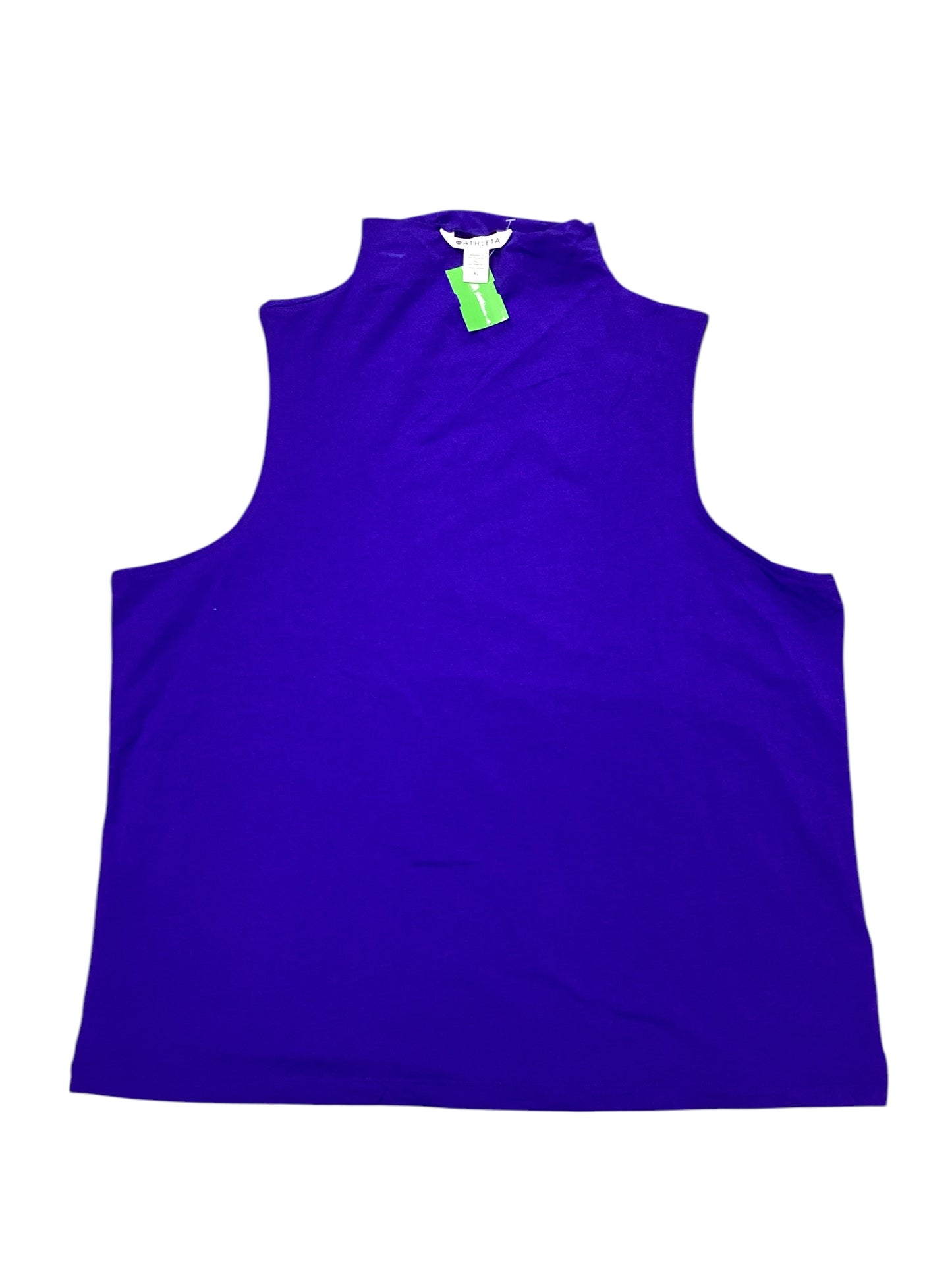 Top Sleeveless By Athleta In Purple, Size:Xl