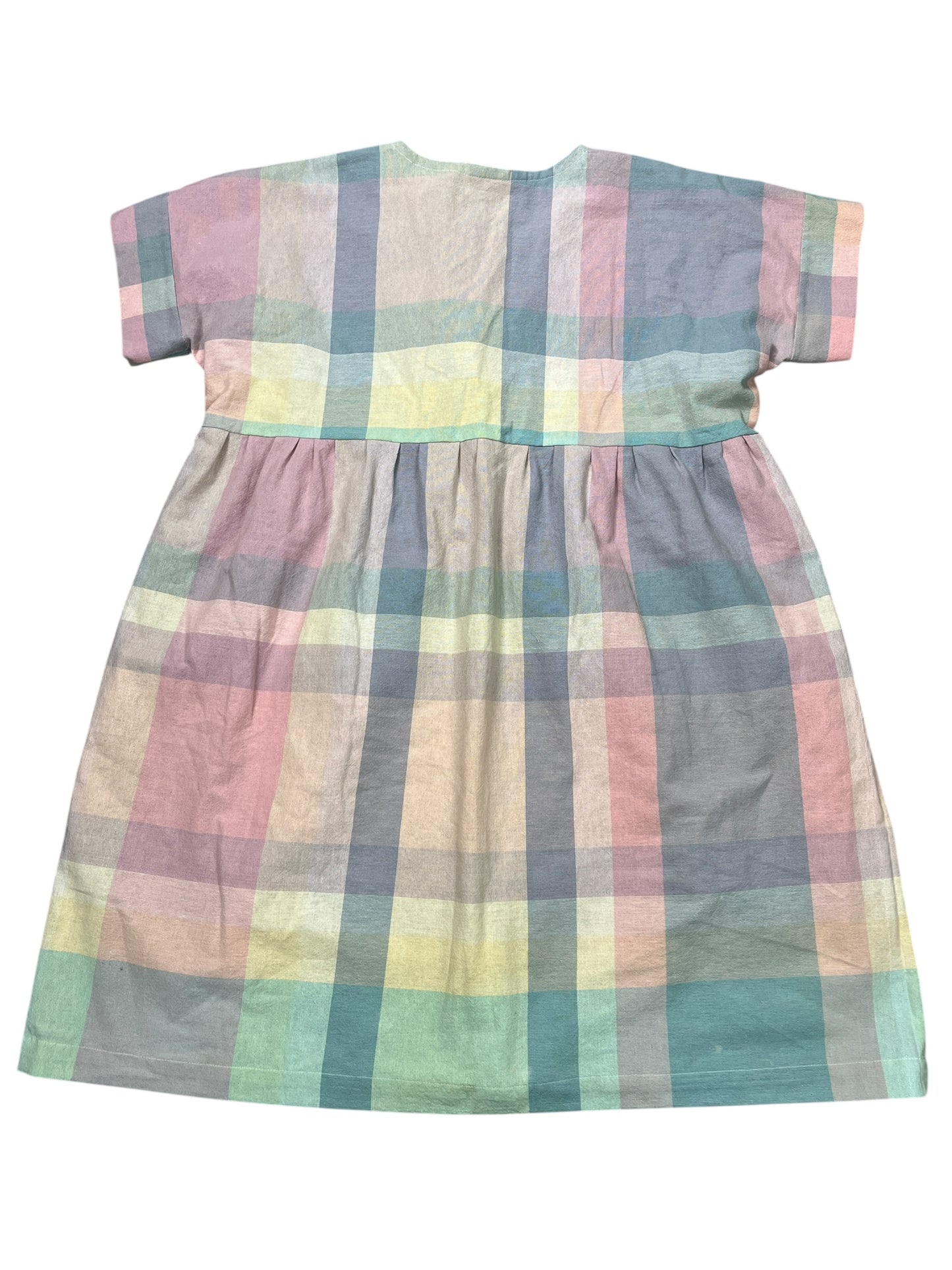 Dress Casual Midi By Cma In Plaid Pattern, Size:Xl