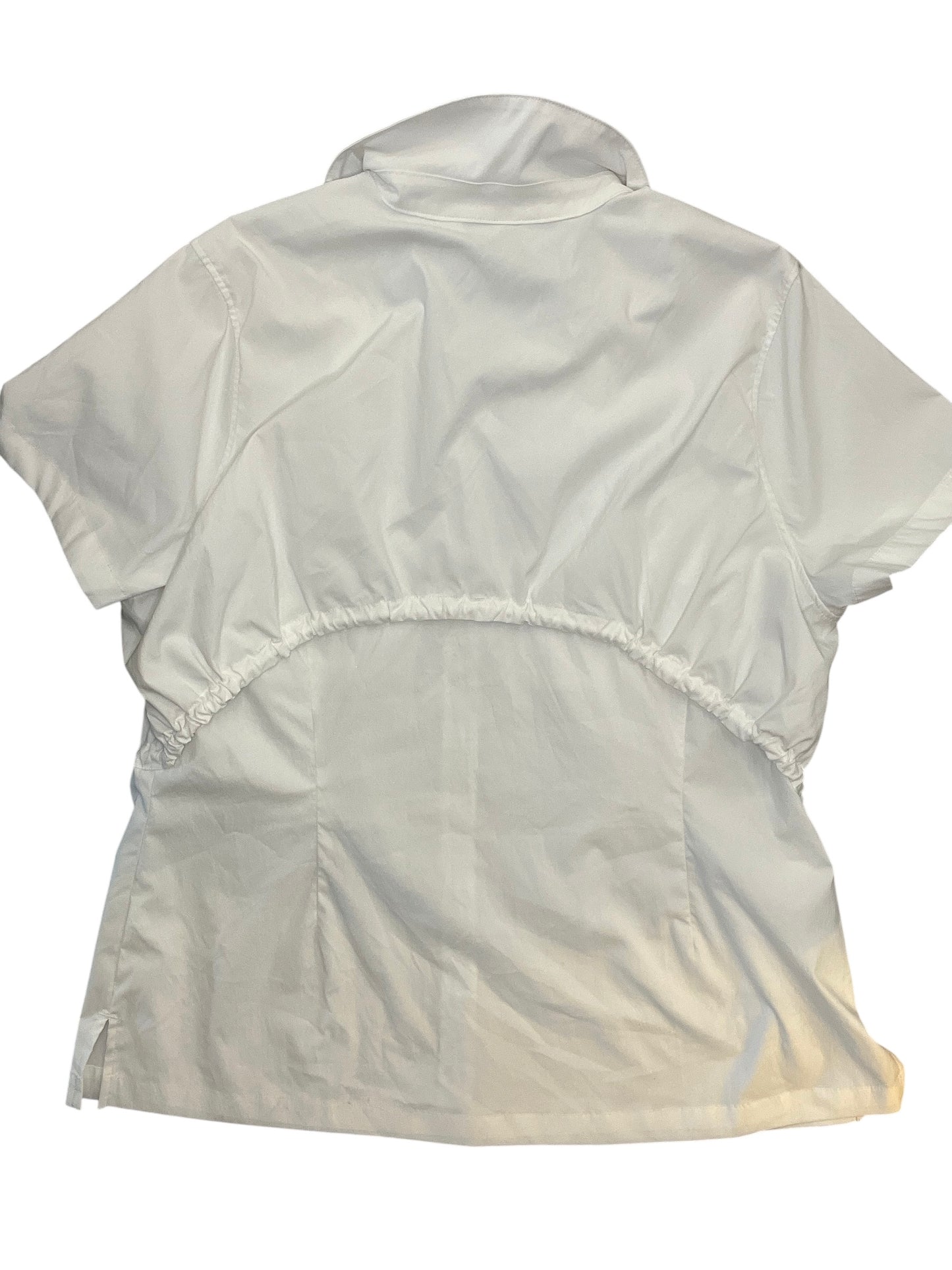 Athletic Jacket By Athleta In White, Size:Xl