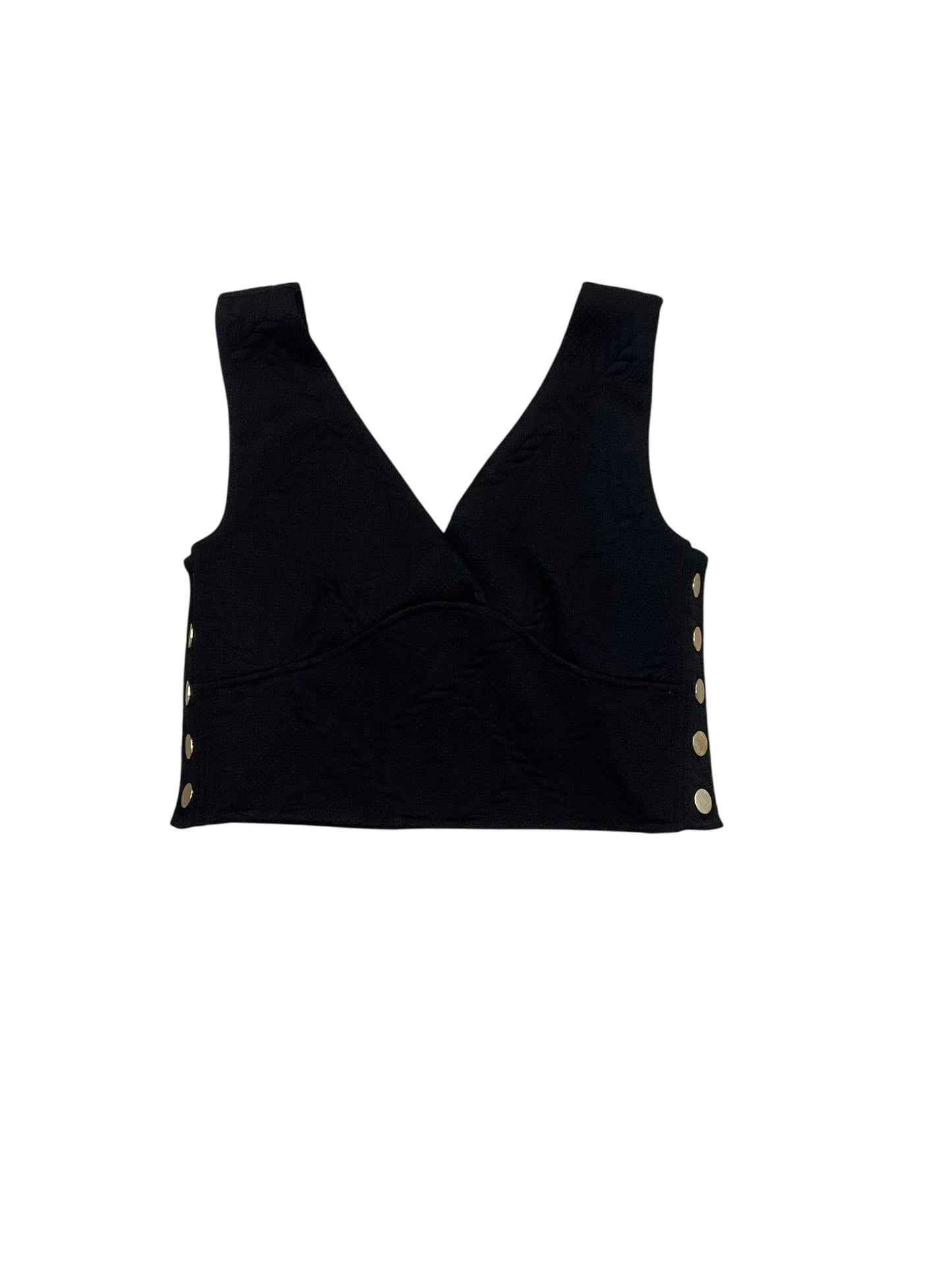 Top Sleeveless By Maeve In Black, Size:S