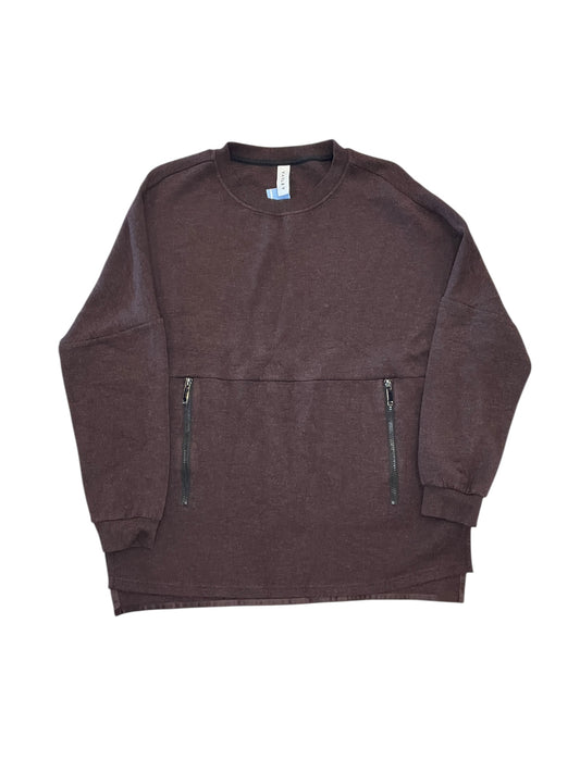 Sweatshirt Crewneck By Varley In Purple, Size:M