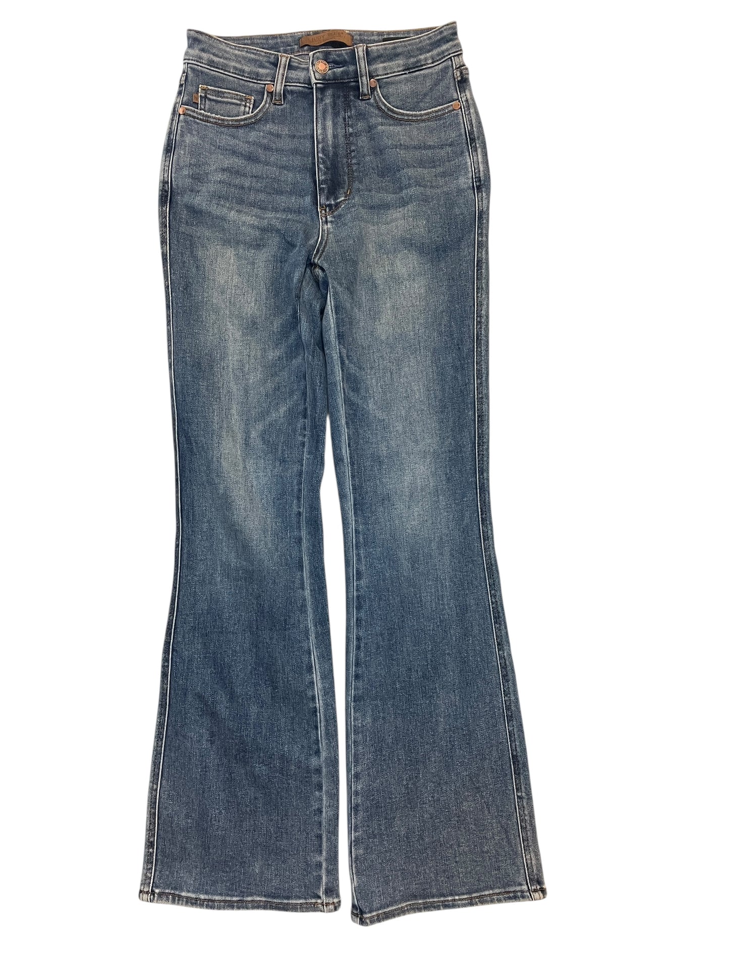 Jeans Boot Cut By Judy Blue In Blue Denim, Size:4