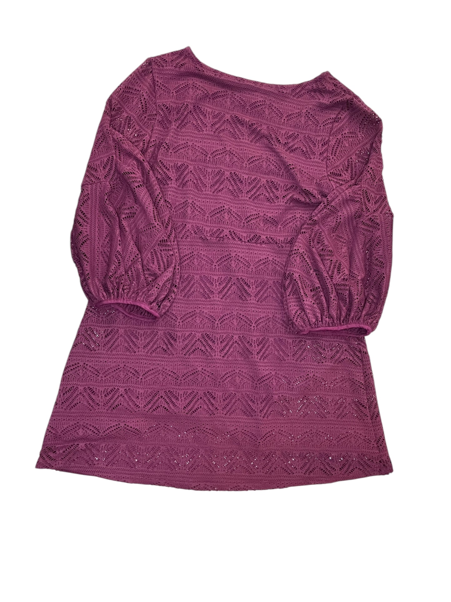 Dress Casual Short By Maeve In Purple, Size:M