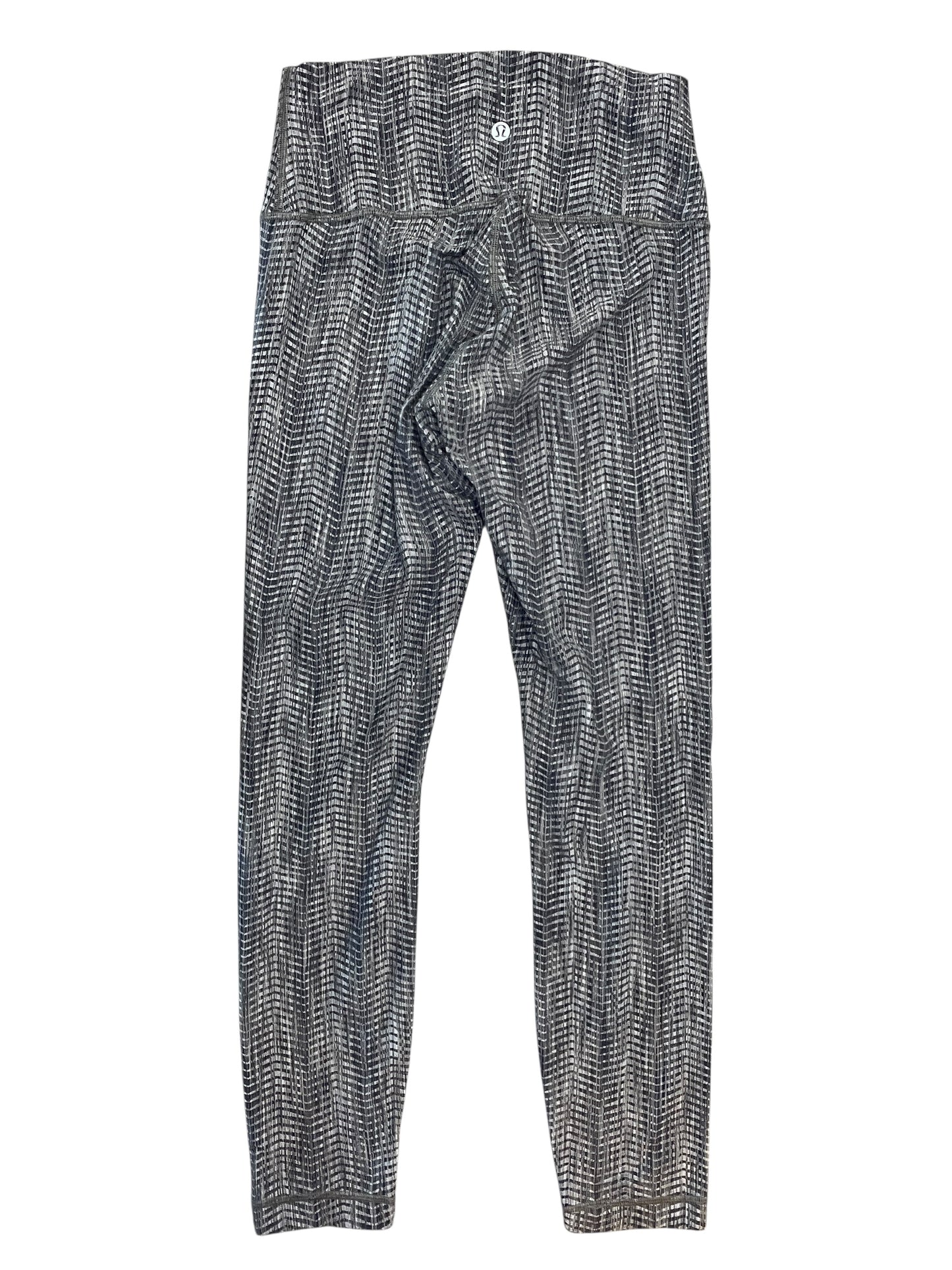 Athletic Leggings By Lululemon In Grey, Size:S