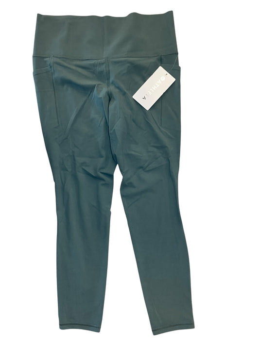 Athletic Leggings By Athleta In Green, Size:L