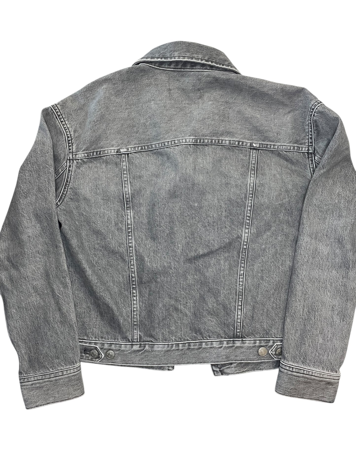 Jacket Denim By Madewell In Black Denim, Size:S