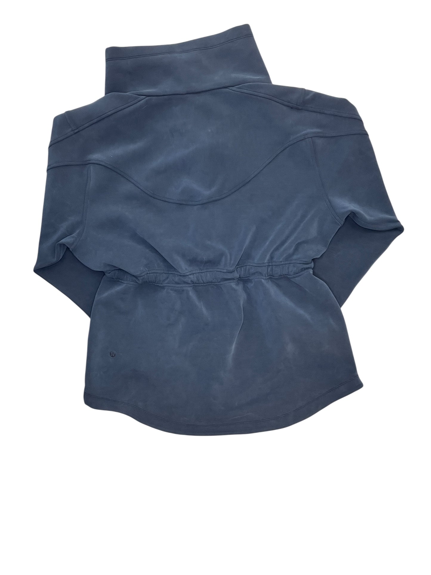 Athletic Jacket By Lululemon In Blue, Size:M