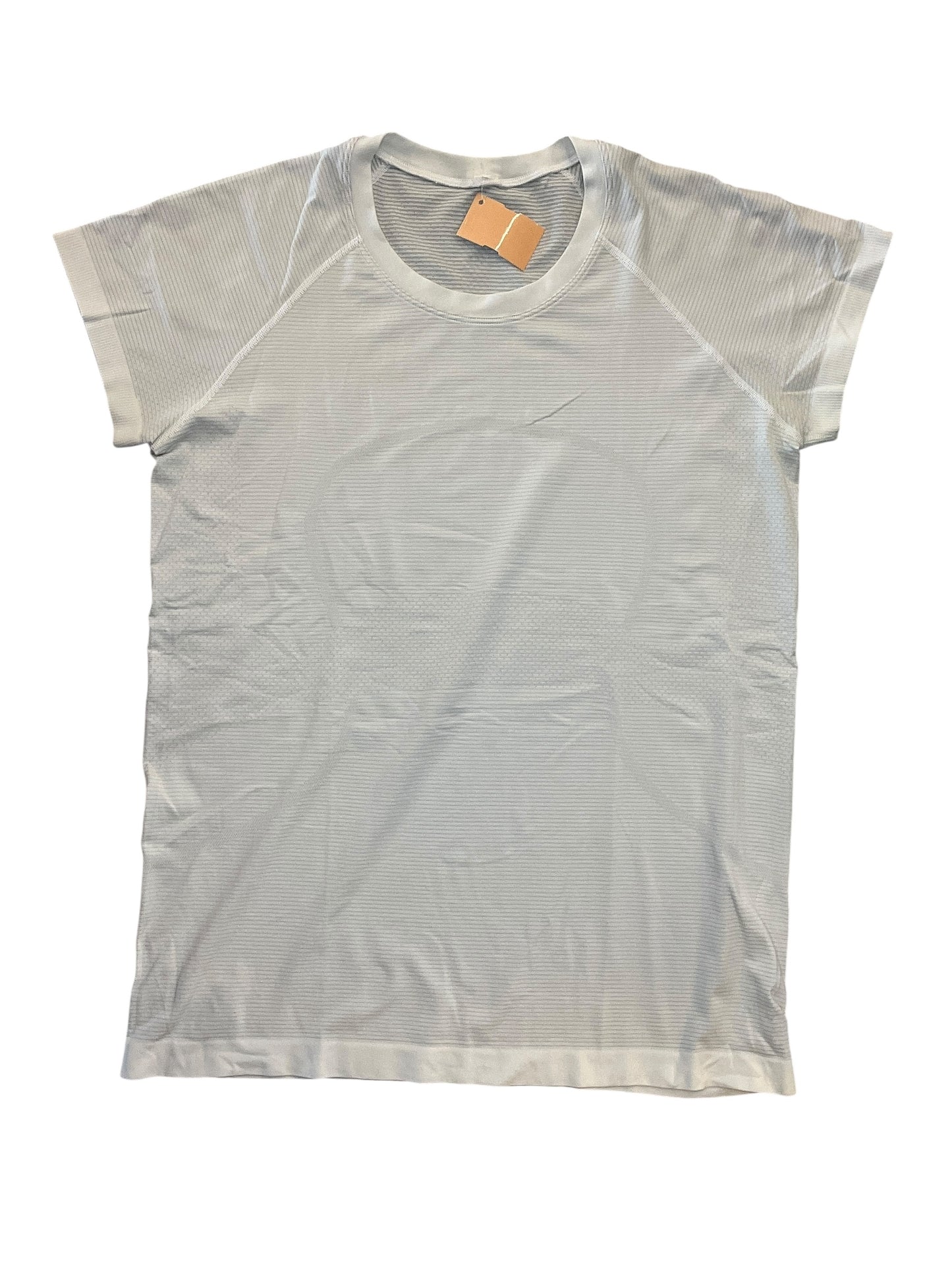Athletic Top Ss By Lululemon In White, Size:L