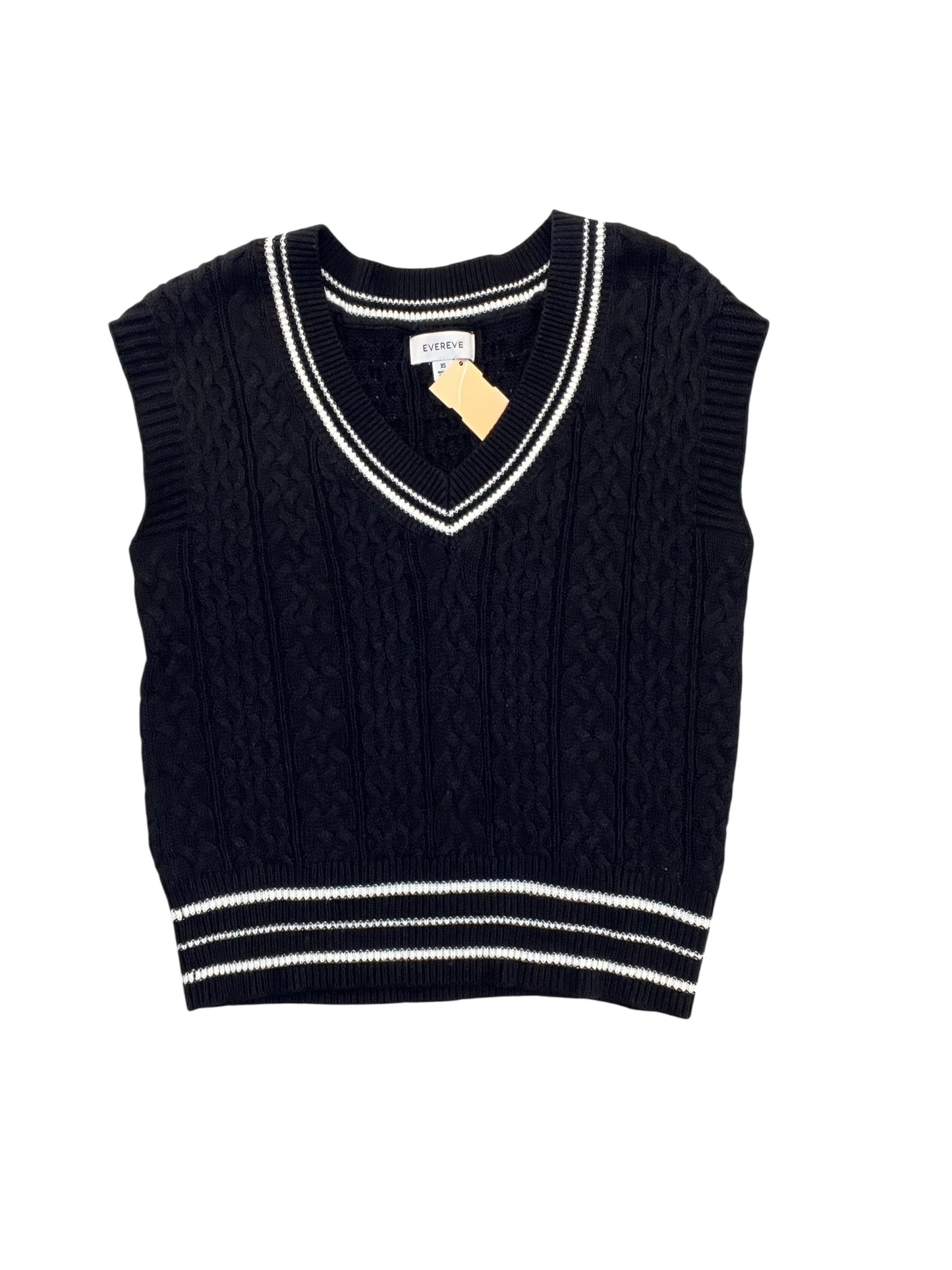 Vest Sweater By Evereve In Black, Size:Xs